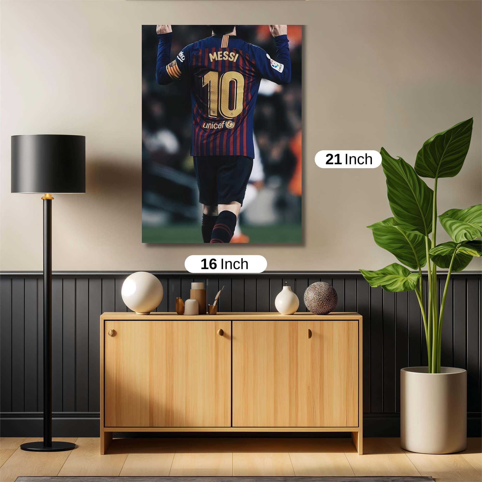 Messi Triumphant Safe Wall Magnetic / M
