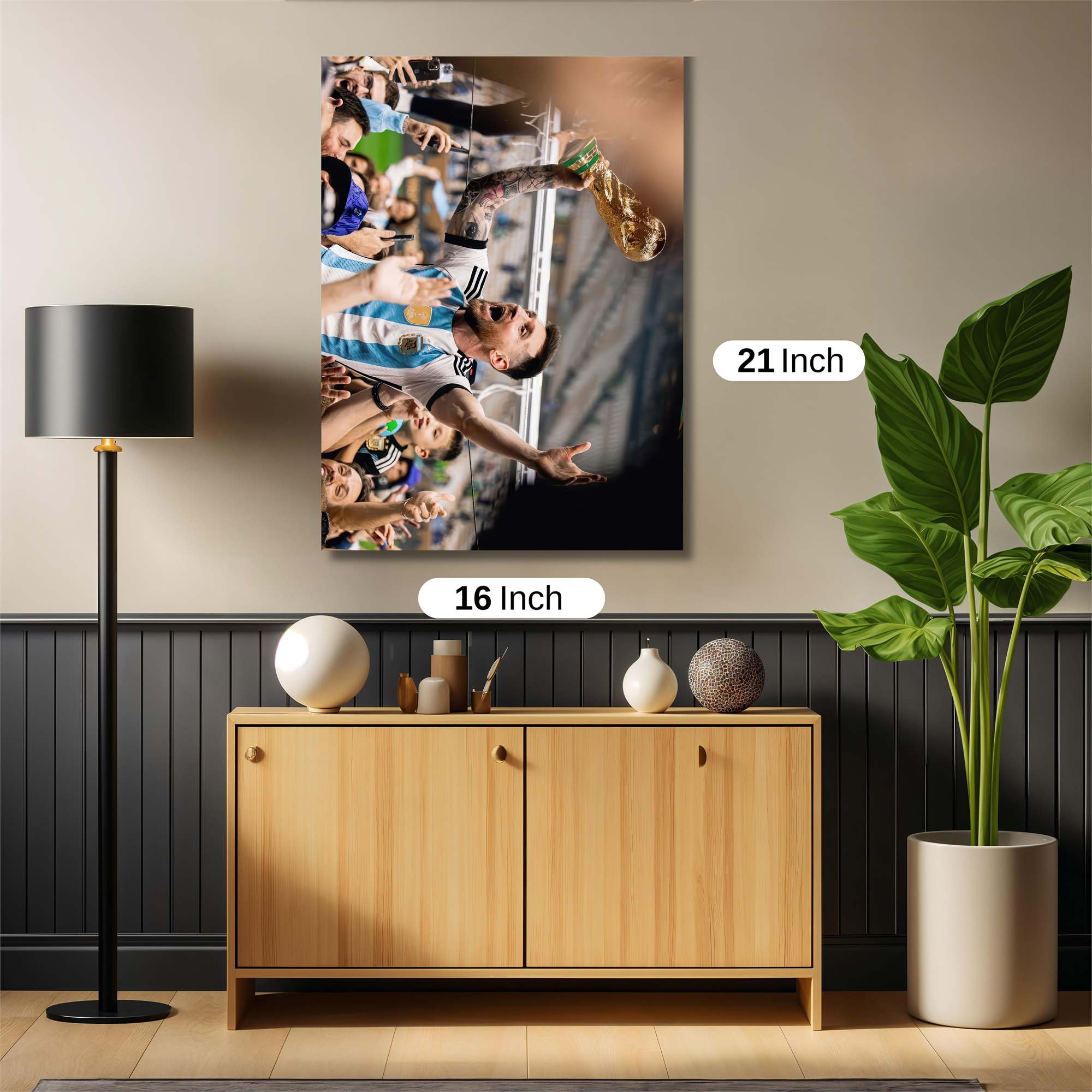 Messi Triumphant Safe Wall Magnetic / M