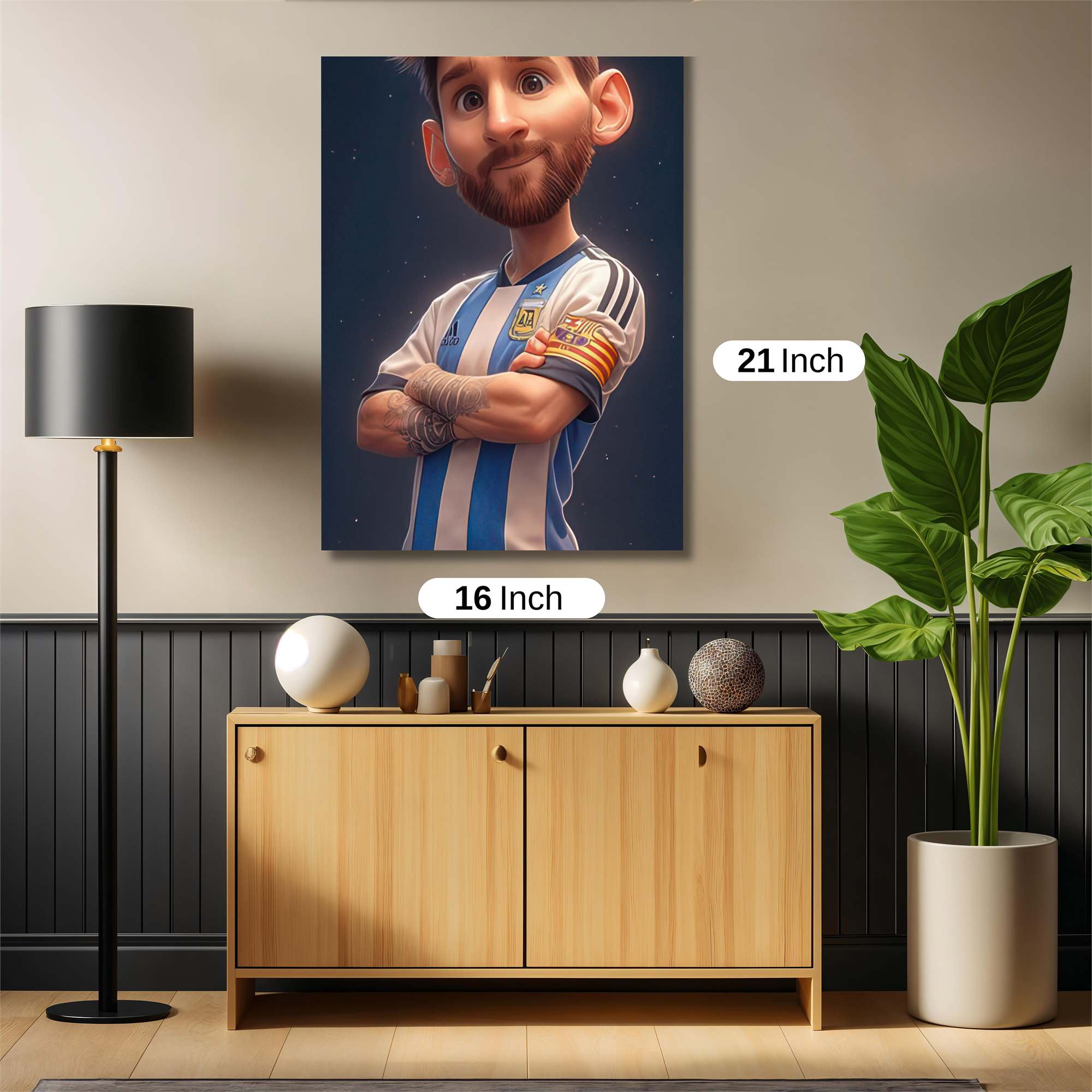 Messi Majestic Safe Wall Magnetic / M