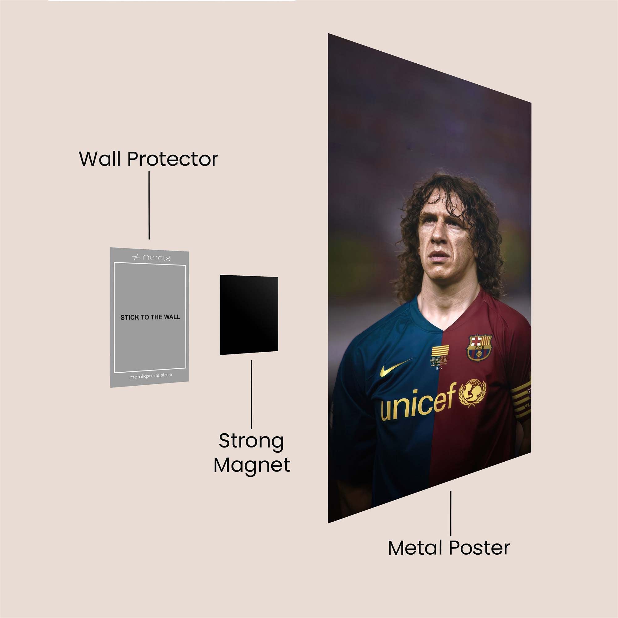 Messi Majestic Safe Wall Magnetic / M