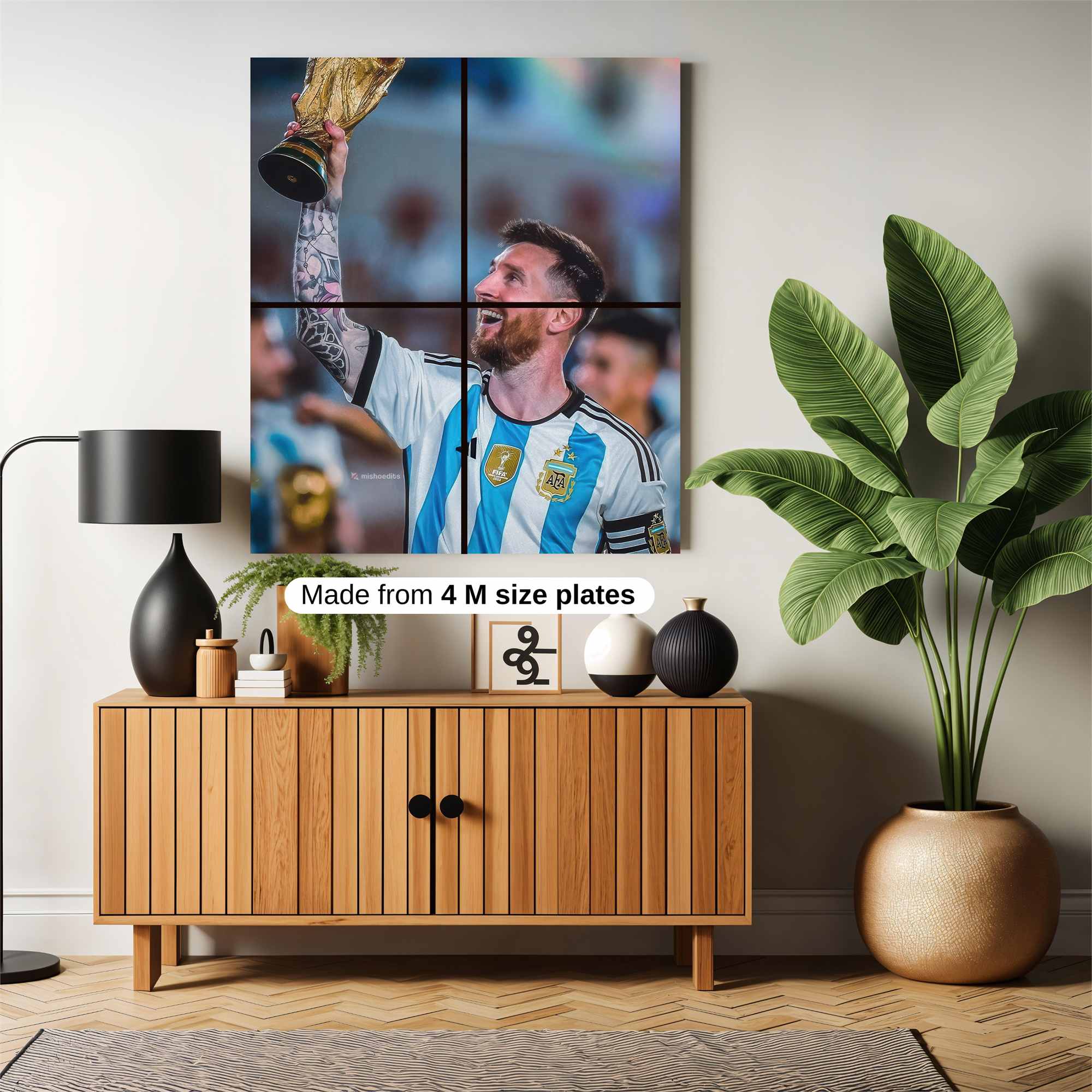Messi Triumphant Safe Wall Magnetic / M