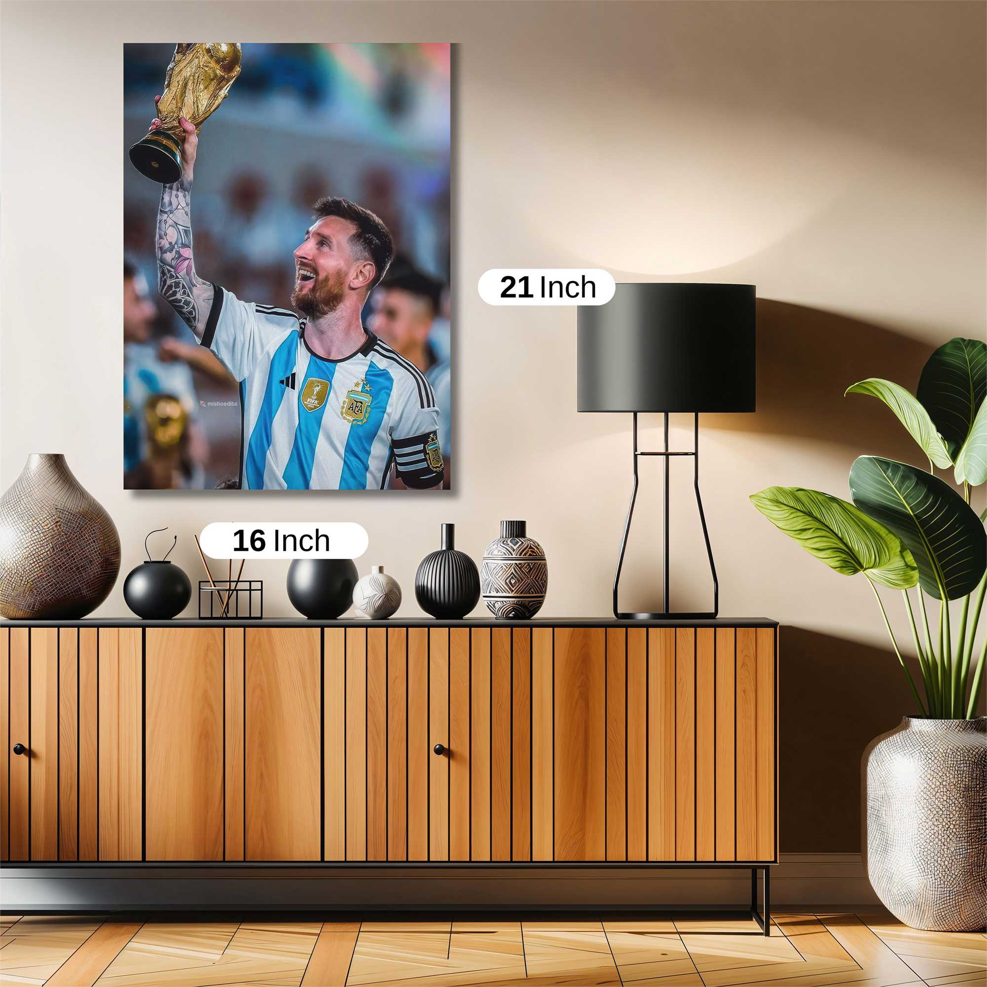 Messi Triumphant Safe Wall Magnetic / M