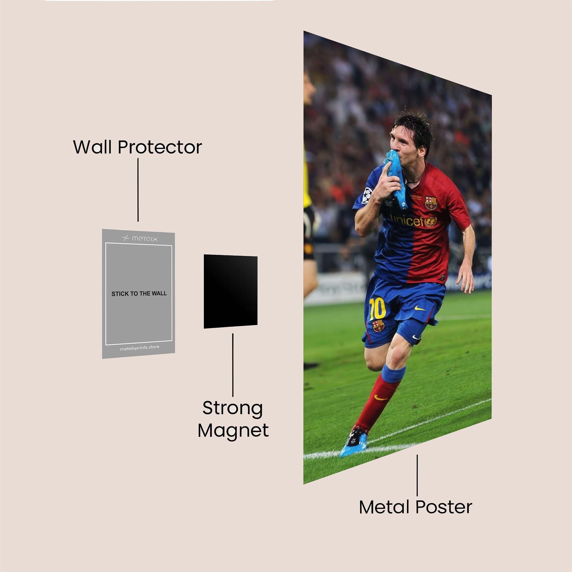Messi Ecstatic Safe Wall Magnetic / M