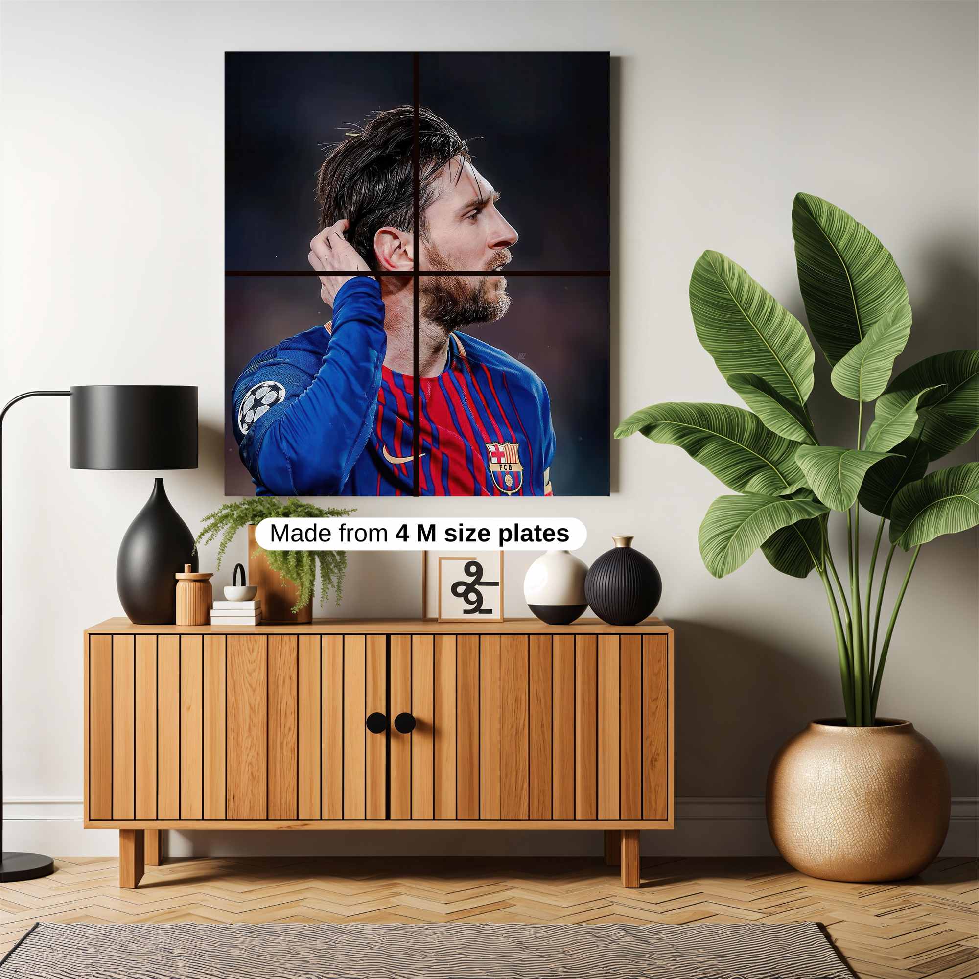 Messi Reflective Safe Wall Magnetic / M