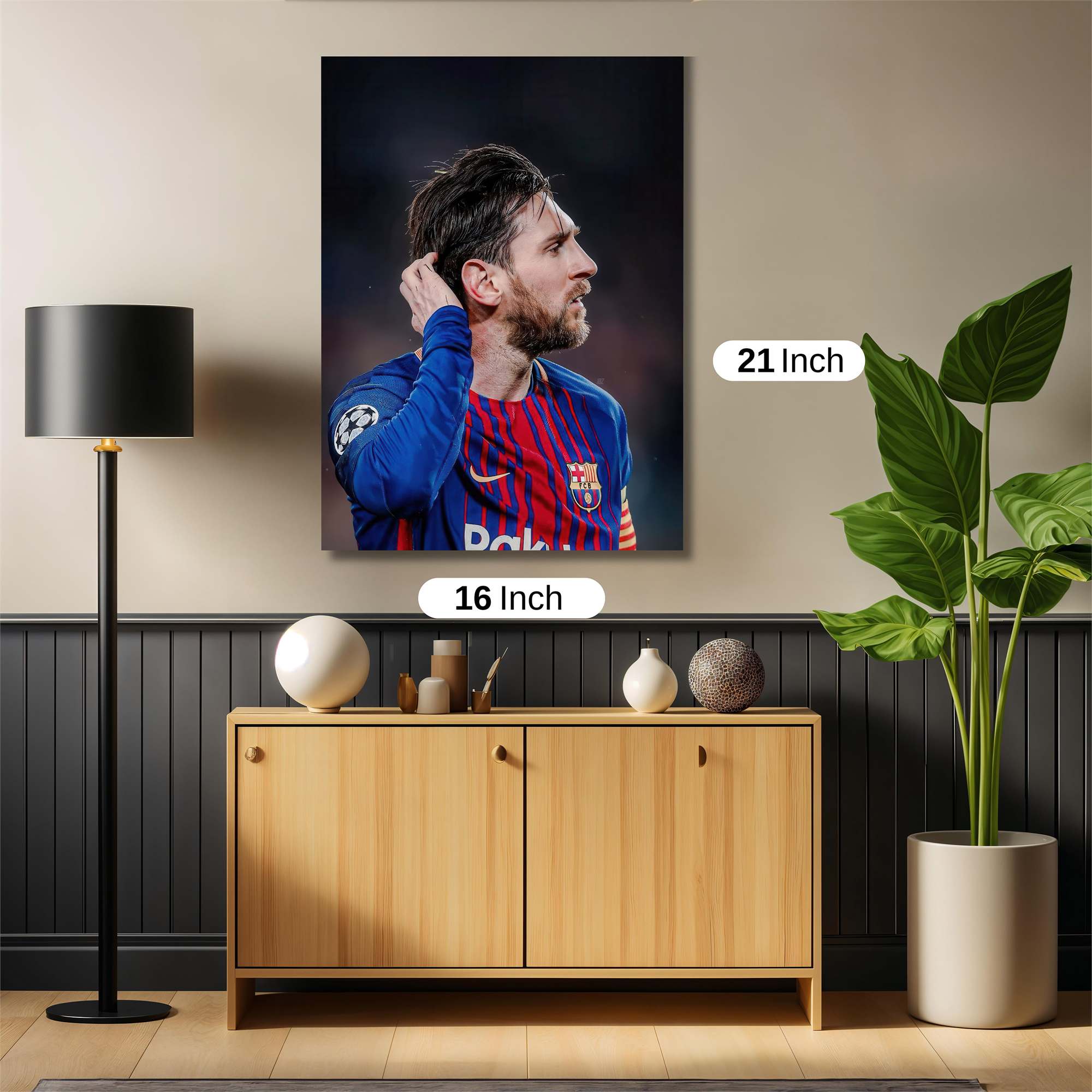 Messi Reflective Safe Wall Magnetic / M
