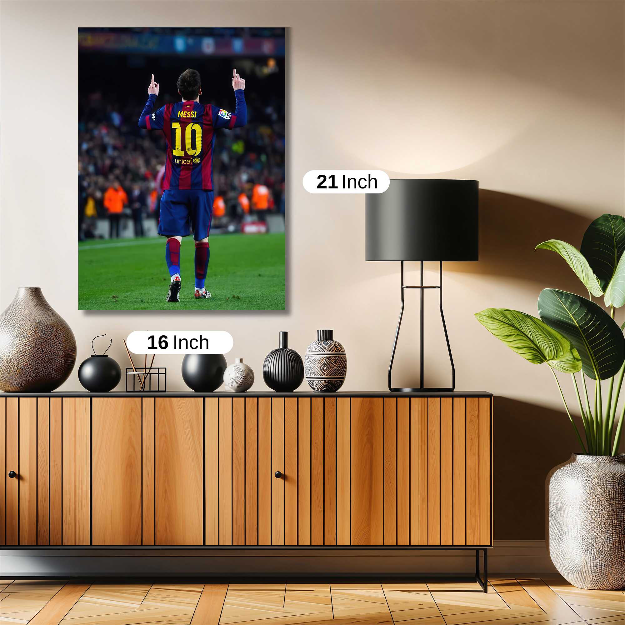Messi Triumphant Safe Wall Magnetic / M