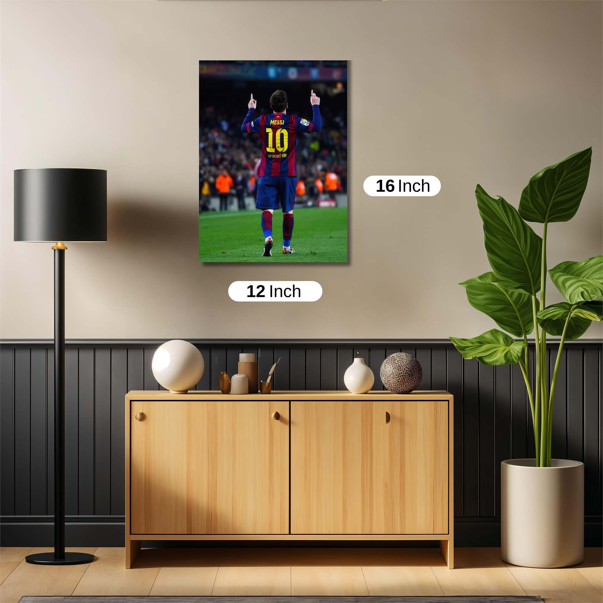 Messi Triumphant Safe Wall Magnetic / M