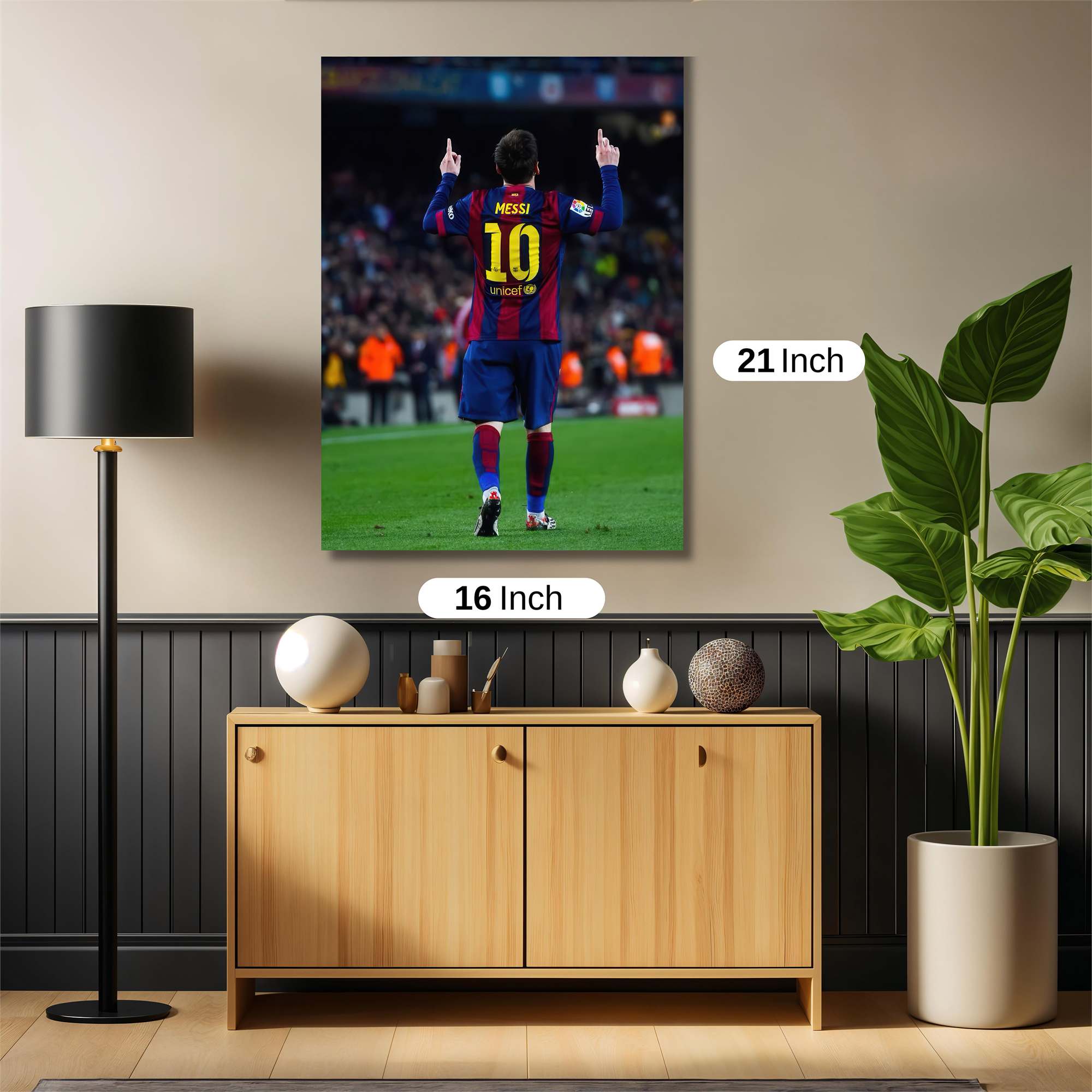 Messi Triumphant Safe Wall Magnetic / M
