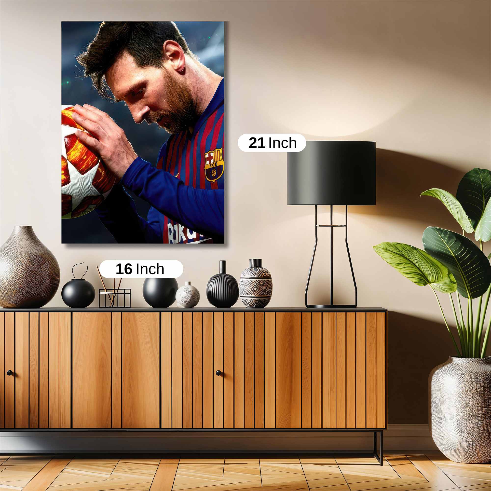 Messi Triumphant Safe Wall Magnetic / M