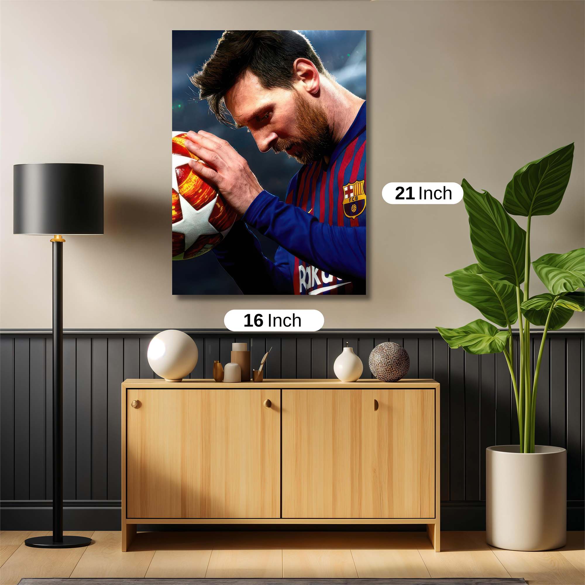 Messi Triumphant Safe Wall Magnetic / M