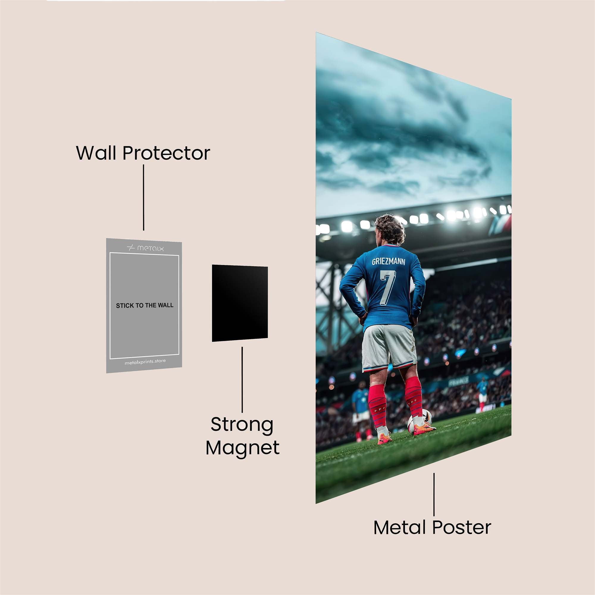 Griezmann Glory Safe Wall Magnetic / M