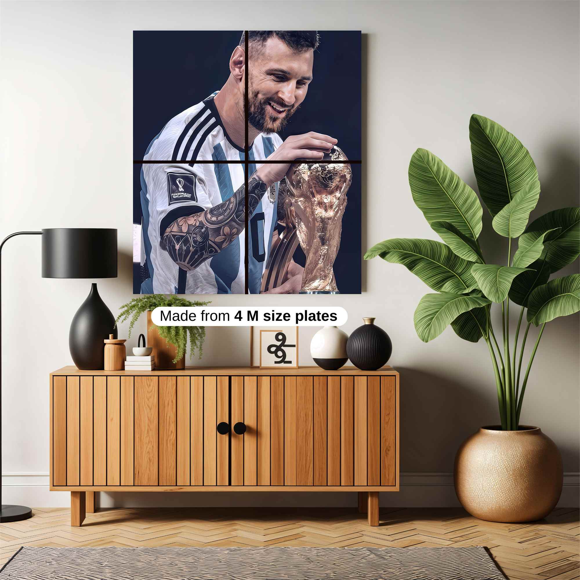 Messi Triumphant Safe Wall Magnetic / M