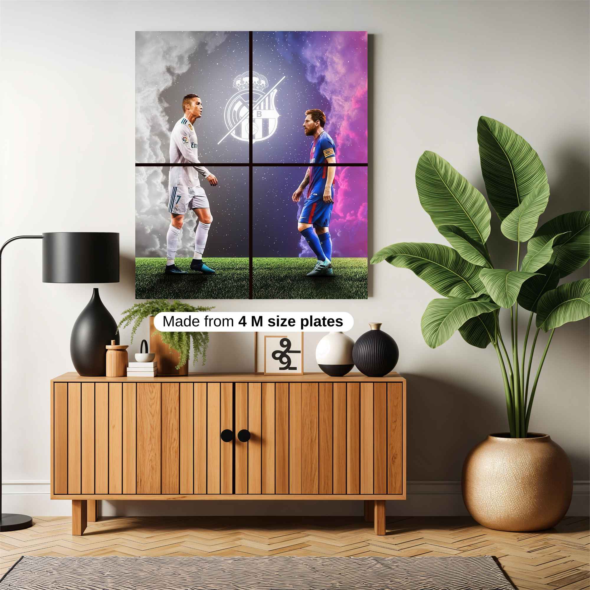 Ronaldo Regal, Messi Majestic Safe Wall Magnetic / M