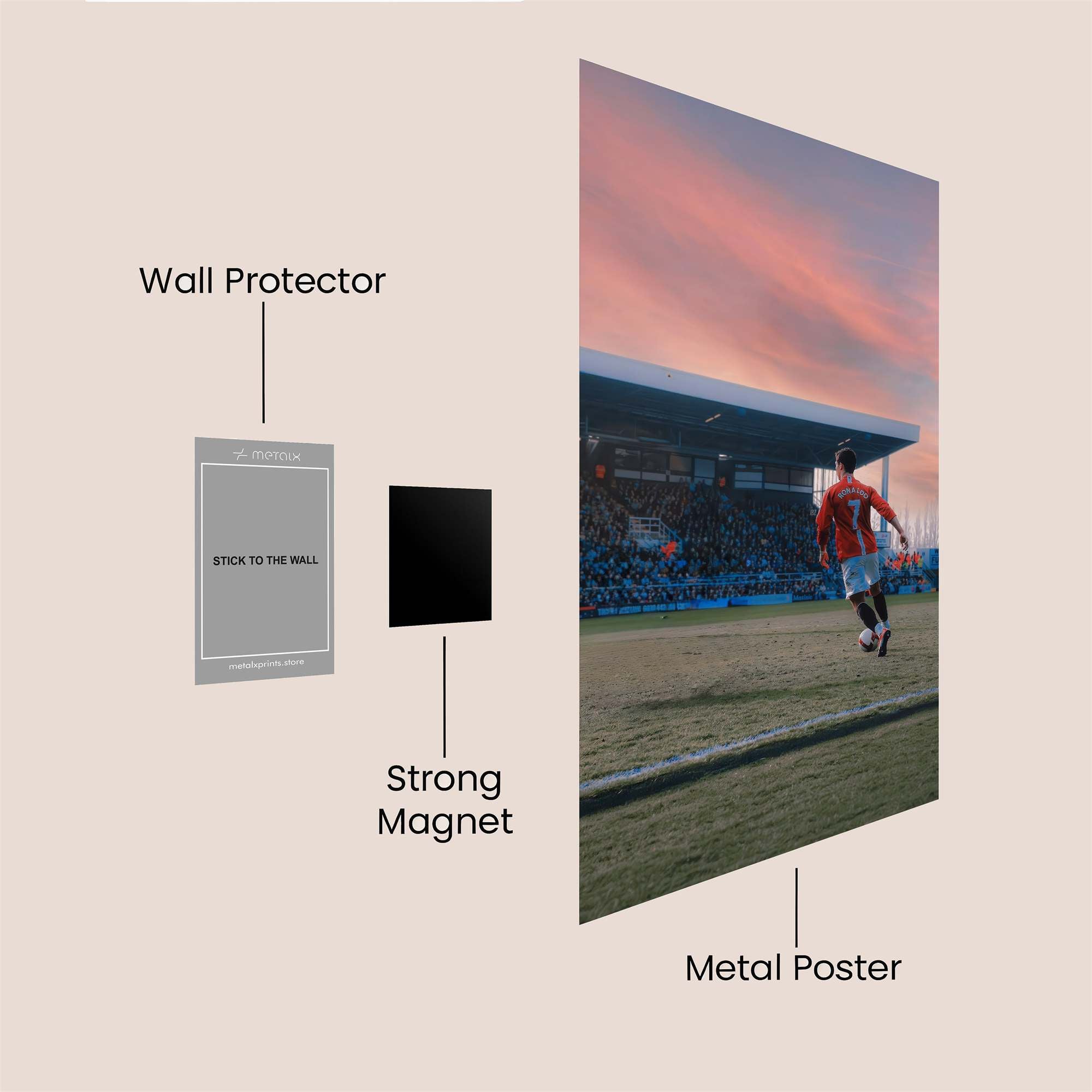 Player Twilight Safe Wall Magnetic / M