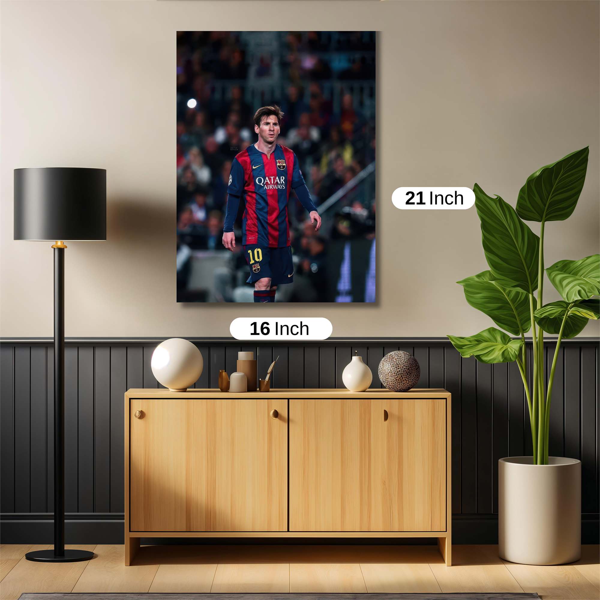 Messi Resolute Safe Wall Magnetic / M