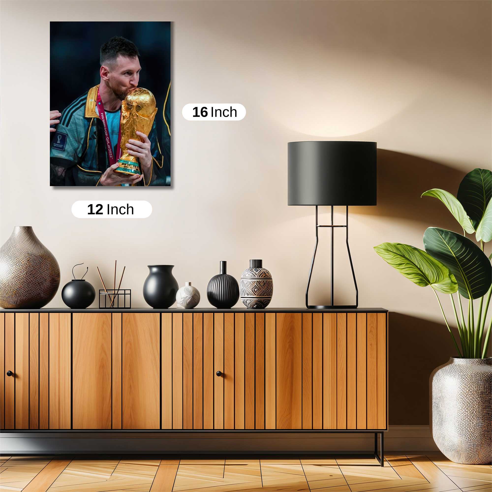 Messi Triumphant Safe Wall Magnetic / M