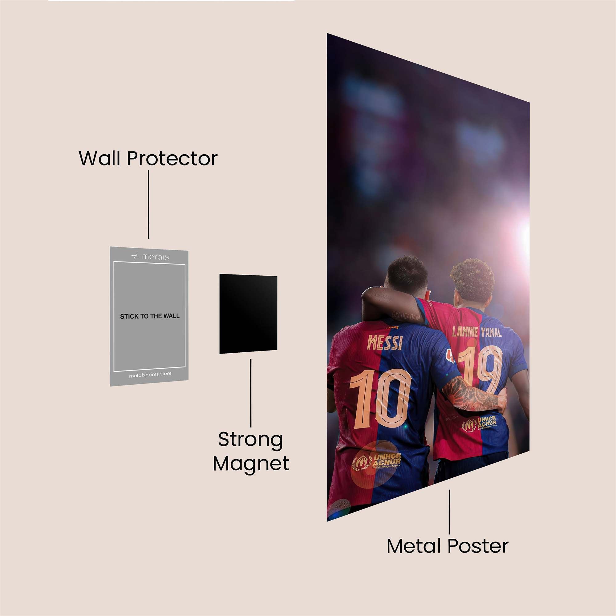 Messi Legacy Safe Wall Magnetic / M