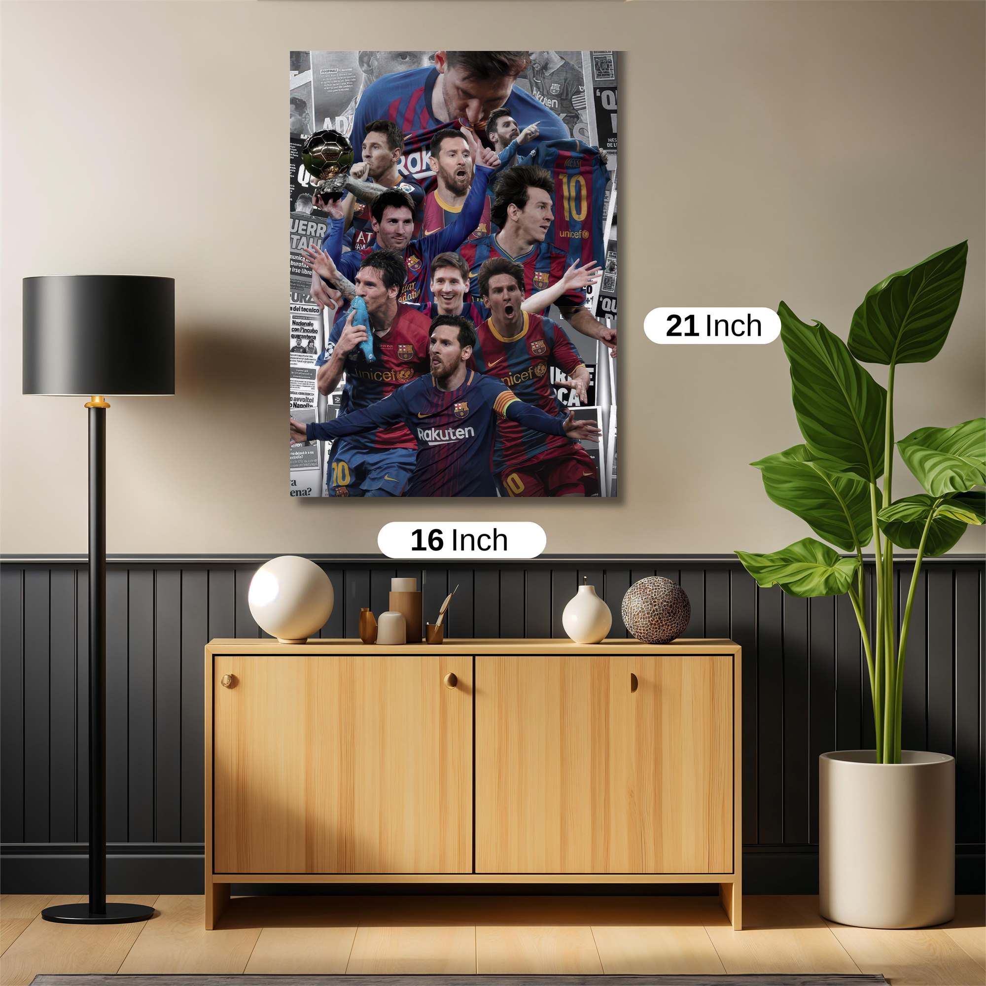 Messi Euphoria Safe Wall Magnetic / M
