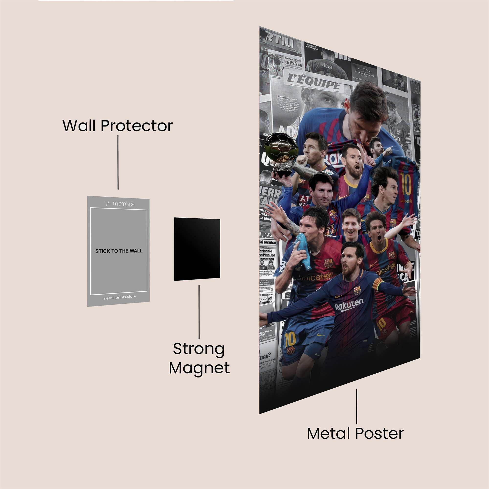 Messi Euphoria Safe Wall Magnetic / M