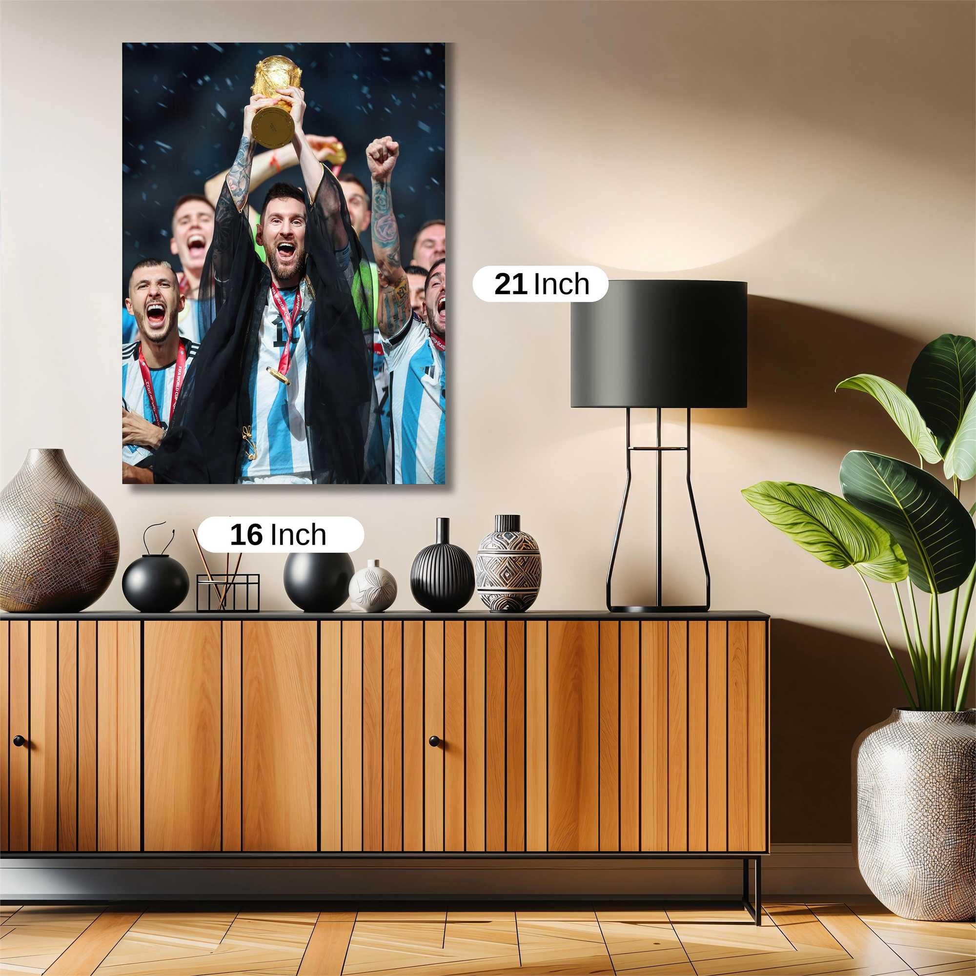 Messi Triumphant Safe Wall Magnetic / M