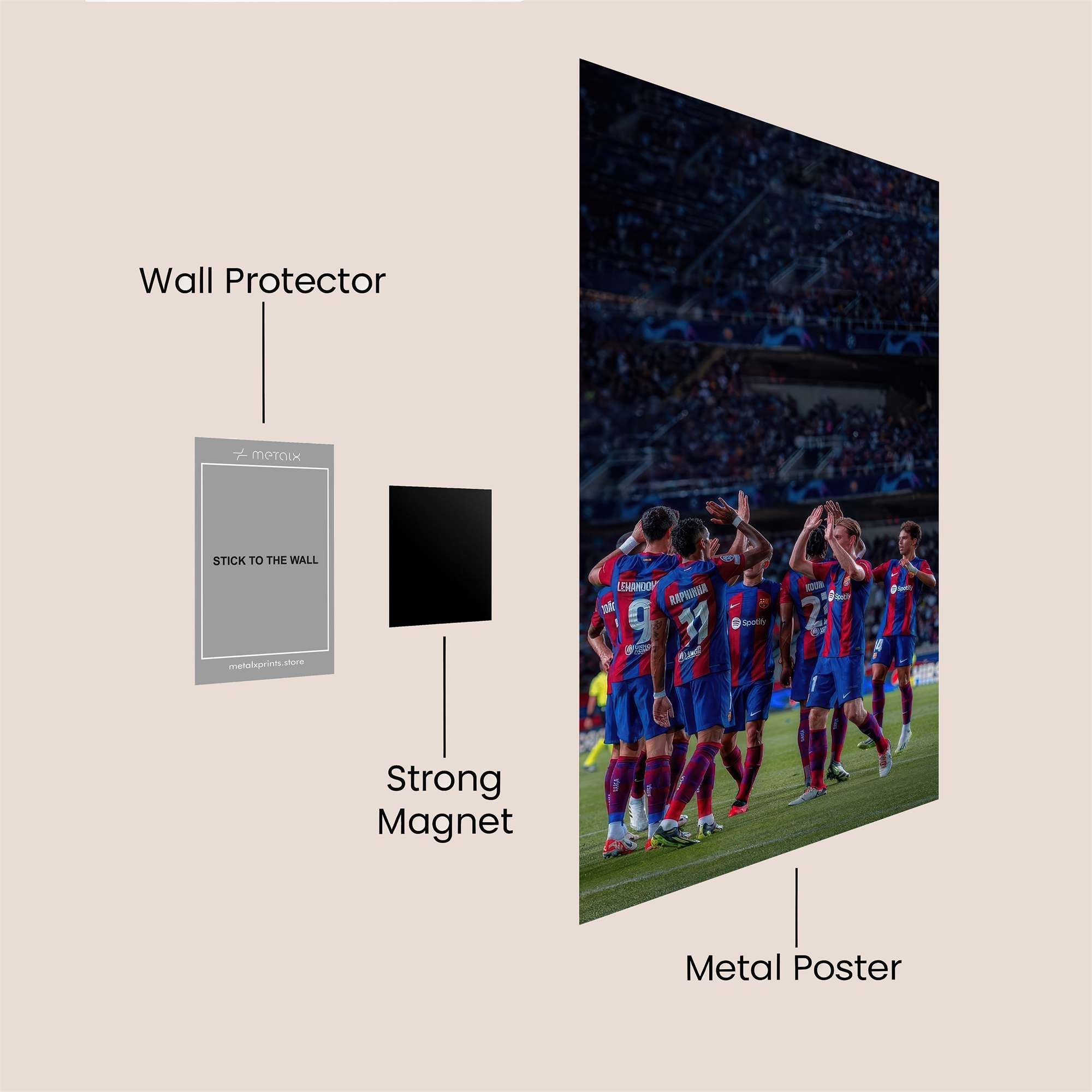 Barcelona Ecstasy Safe Wall Magnetic / M