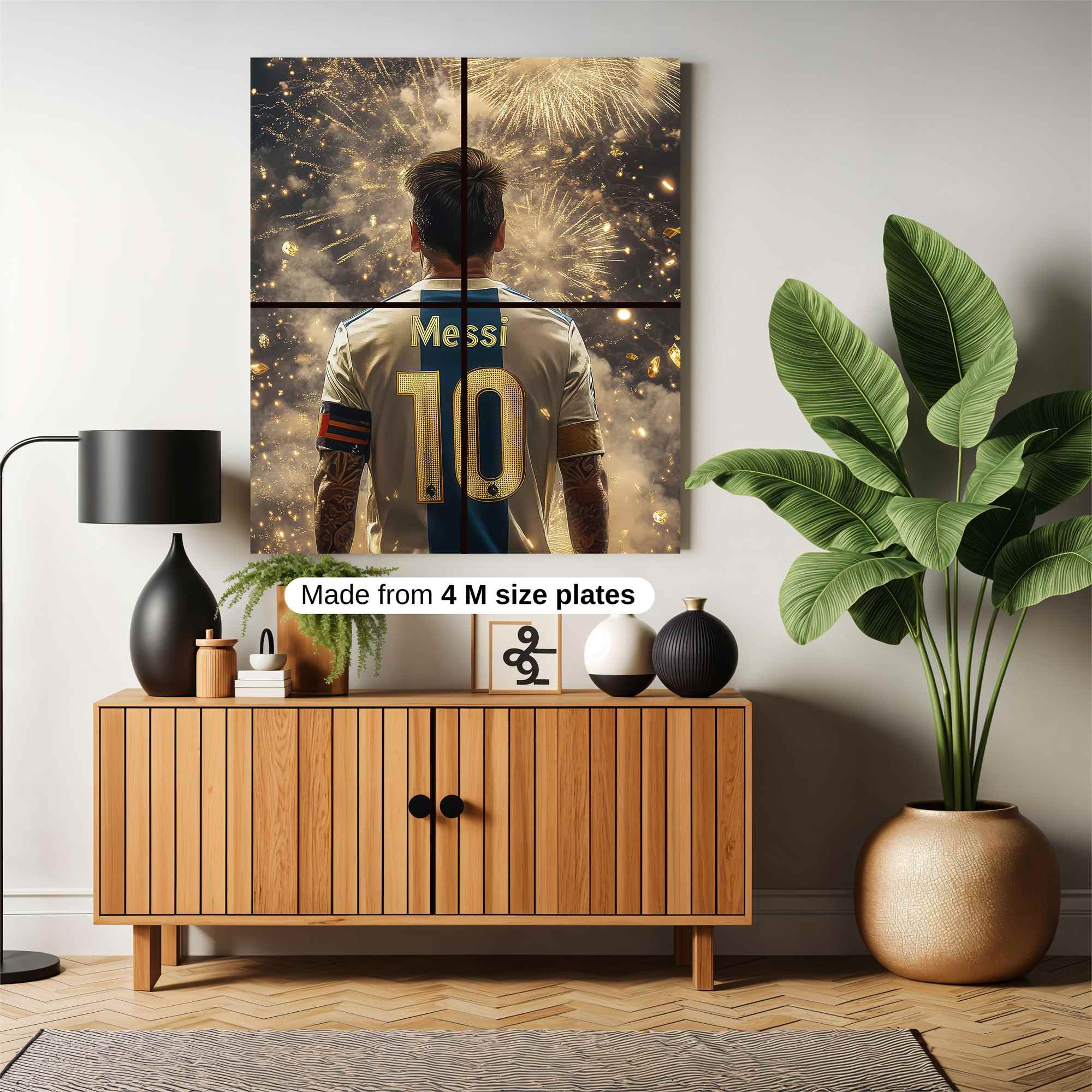 Messi Triumphant Safe Wall Magnetic / M
