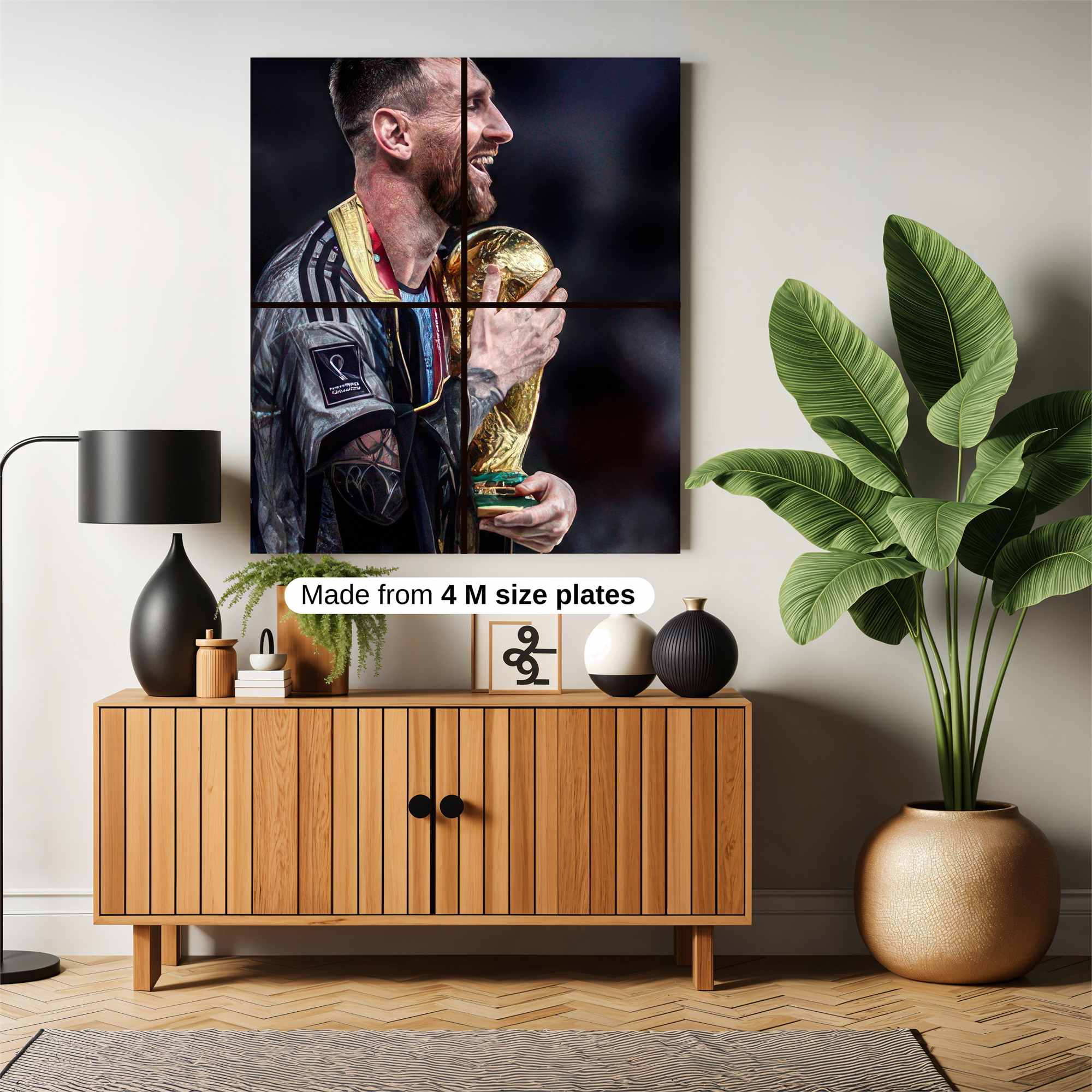 Messi Triumphant Safe Wall Magnetic / M