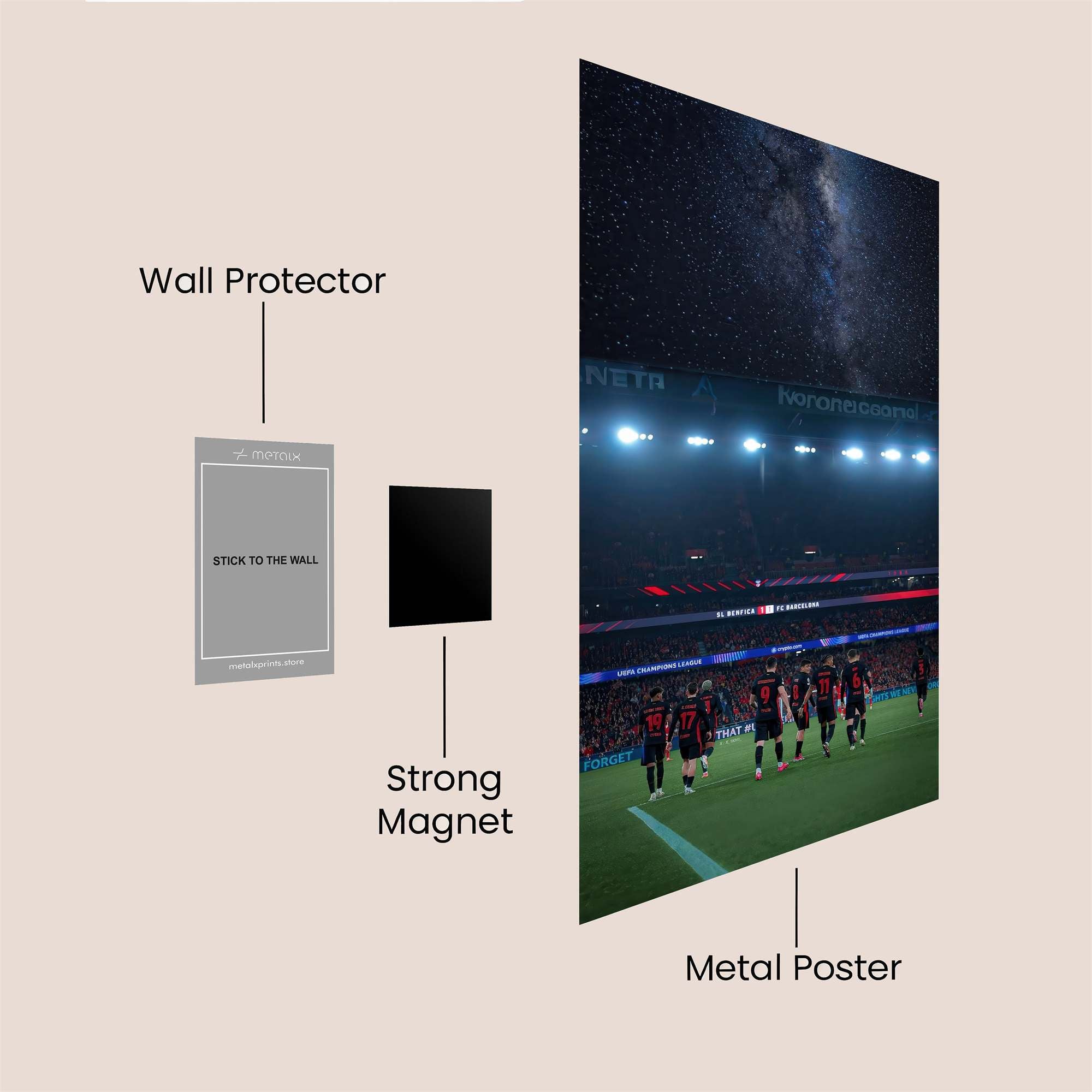 GalacticMatch Safe Wall Magnetic / M