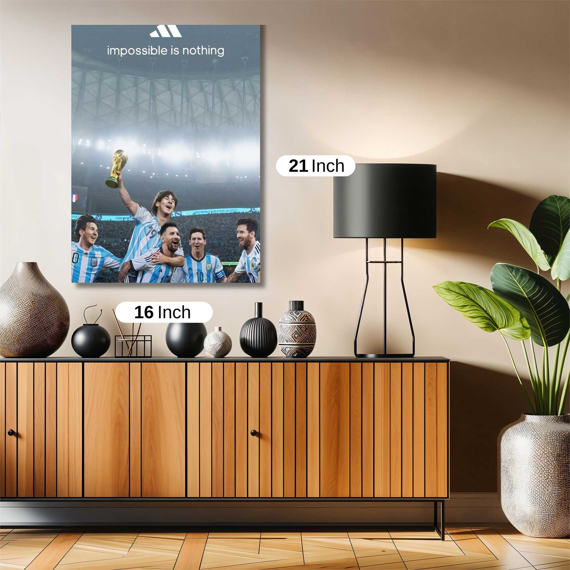 Messi Triumphant Safe Wall Magnetic / M