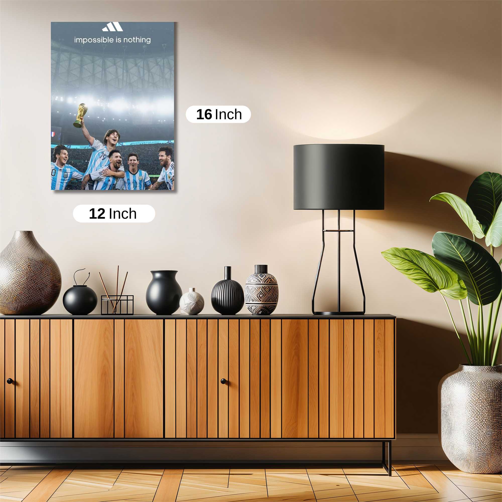 Messi Triumphant Safe Wall Magnetic / M