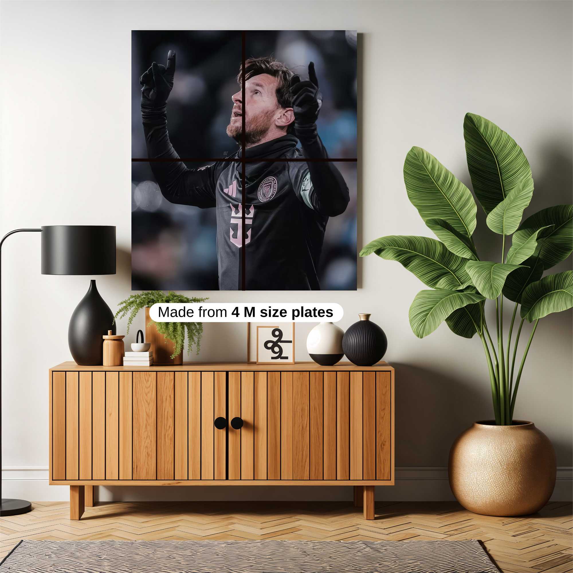Messi Triumphant Safe Wall Magnetic / M