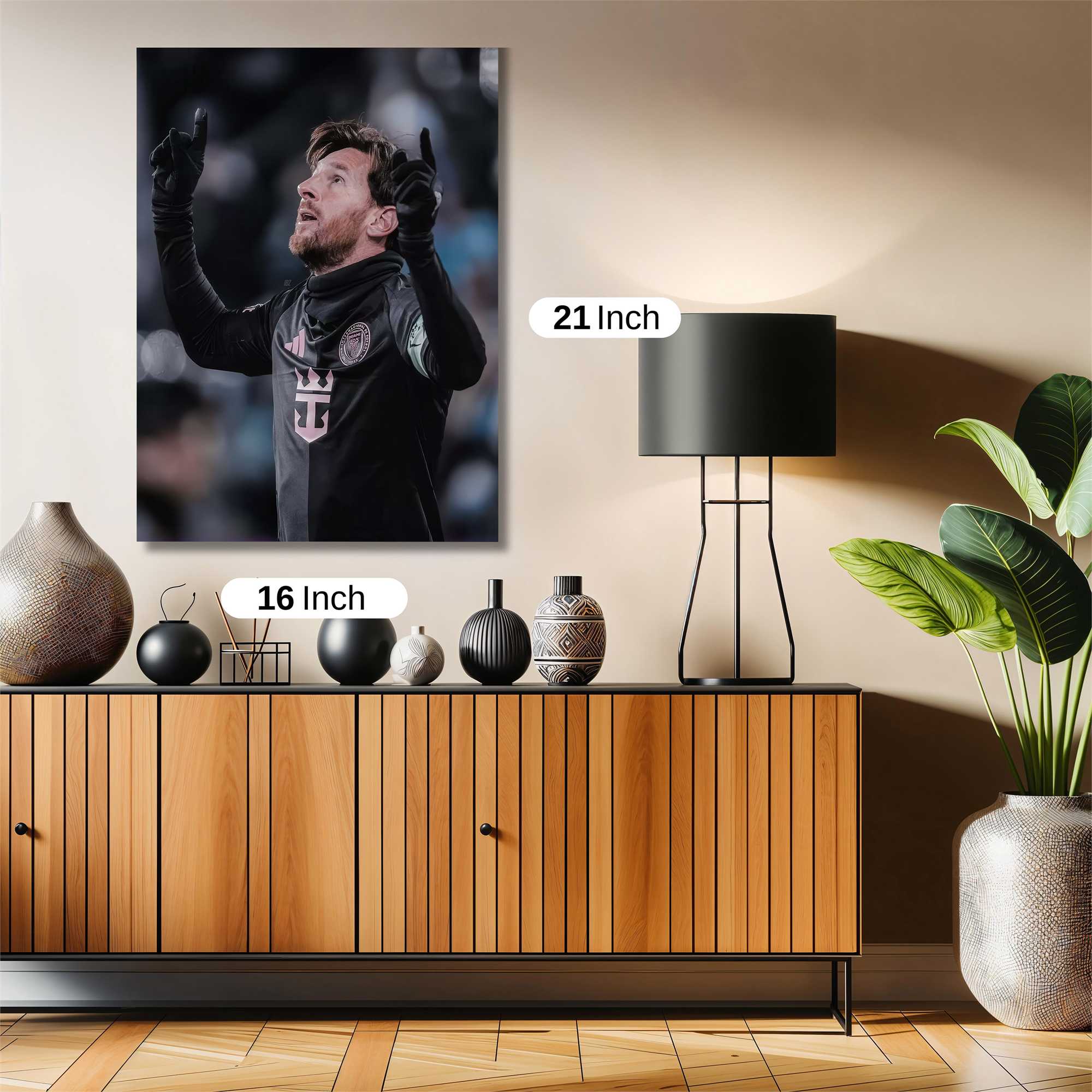 Messi Triumphant Safe Wall Magnetic / M