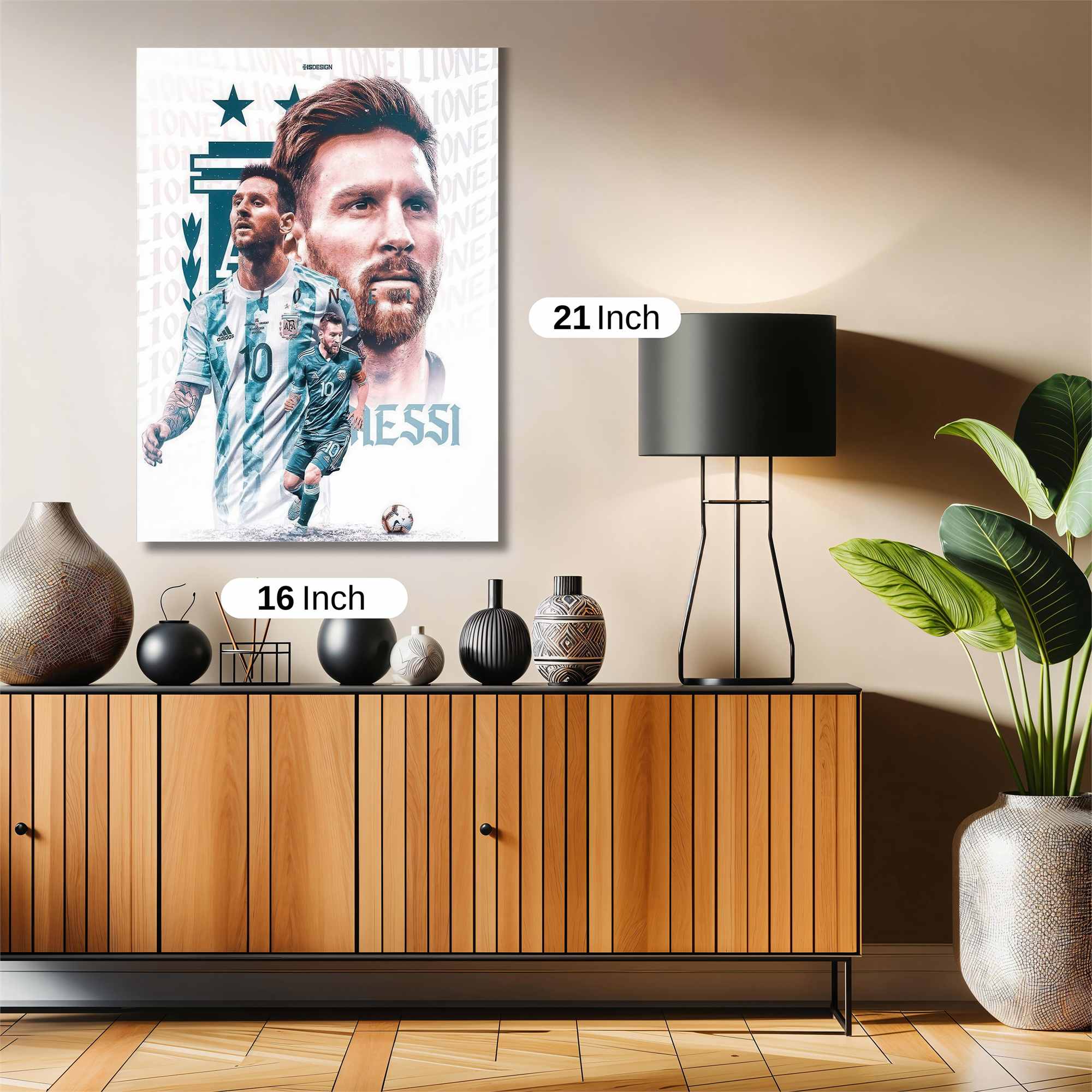 Messi Majestic Safe Wall Magnetic / M