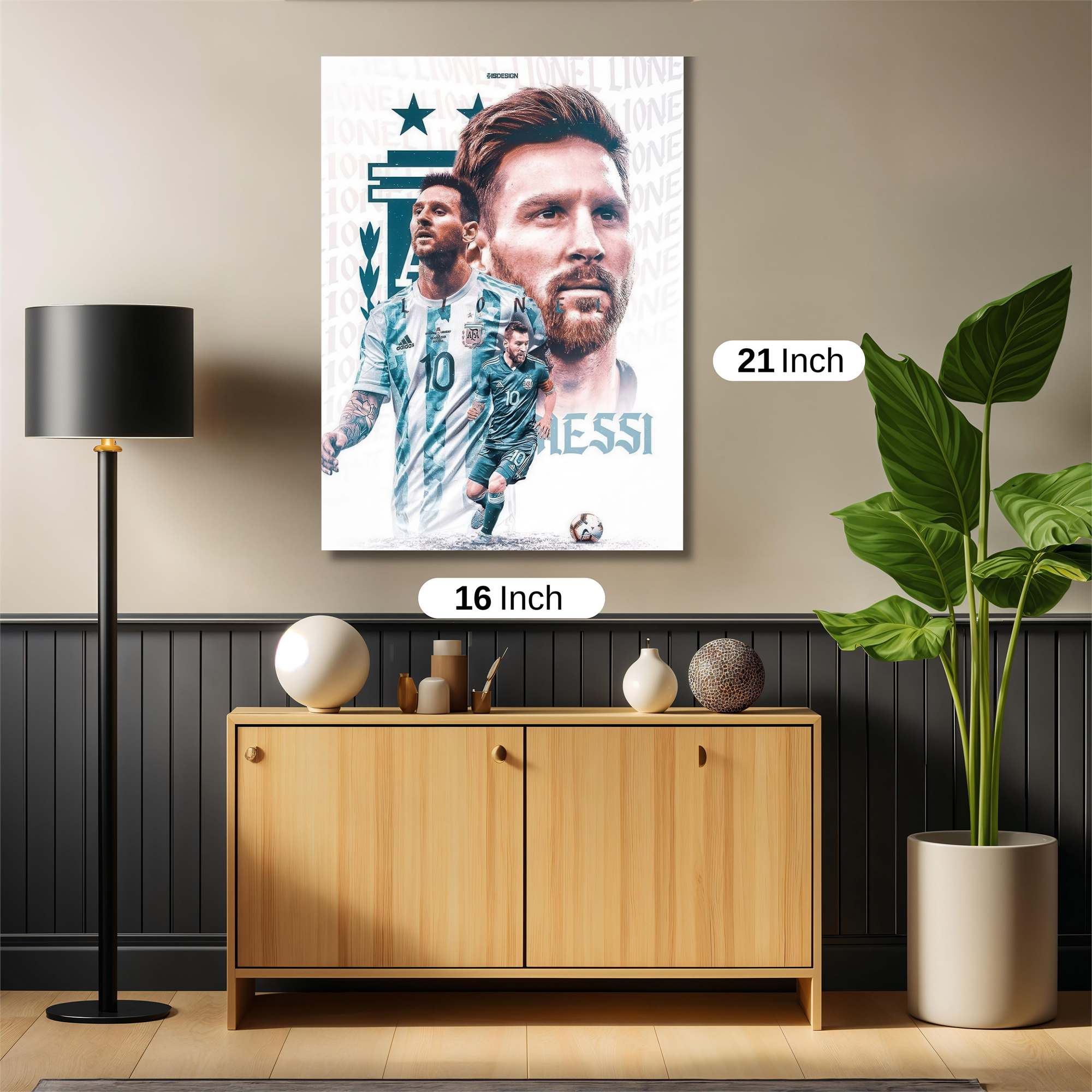 Messi Majestic Safe Wall Magnetic / M