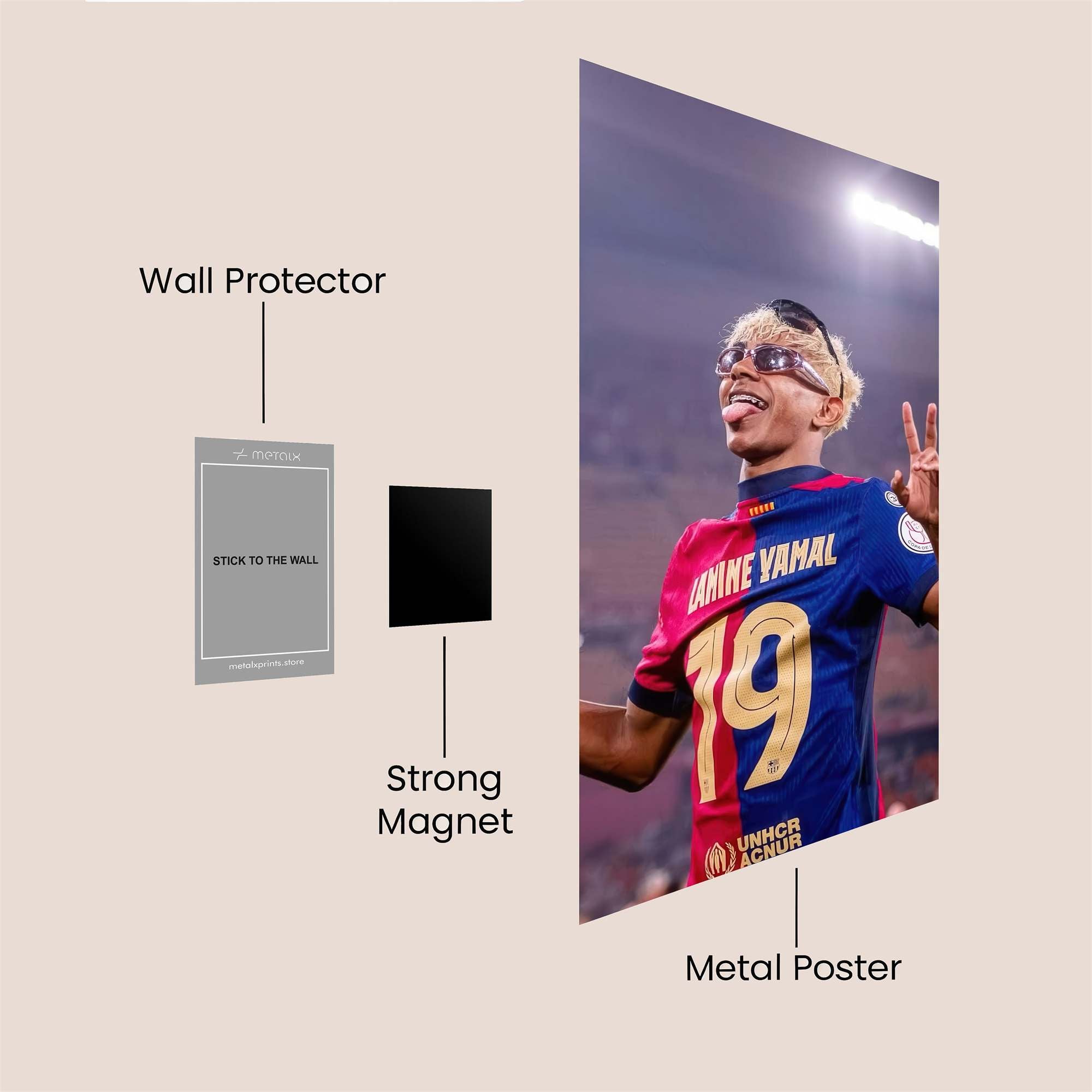 Yamal Ecstasy Safe Wall Magnetic / M