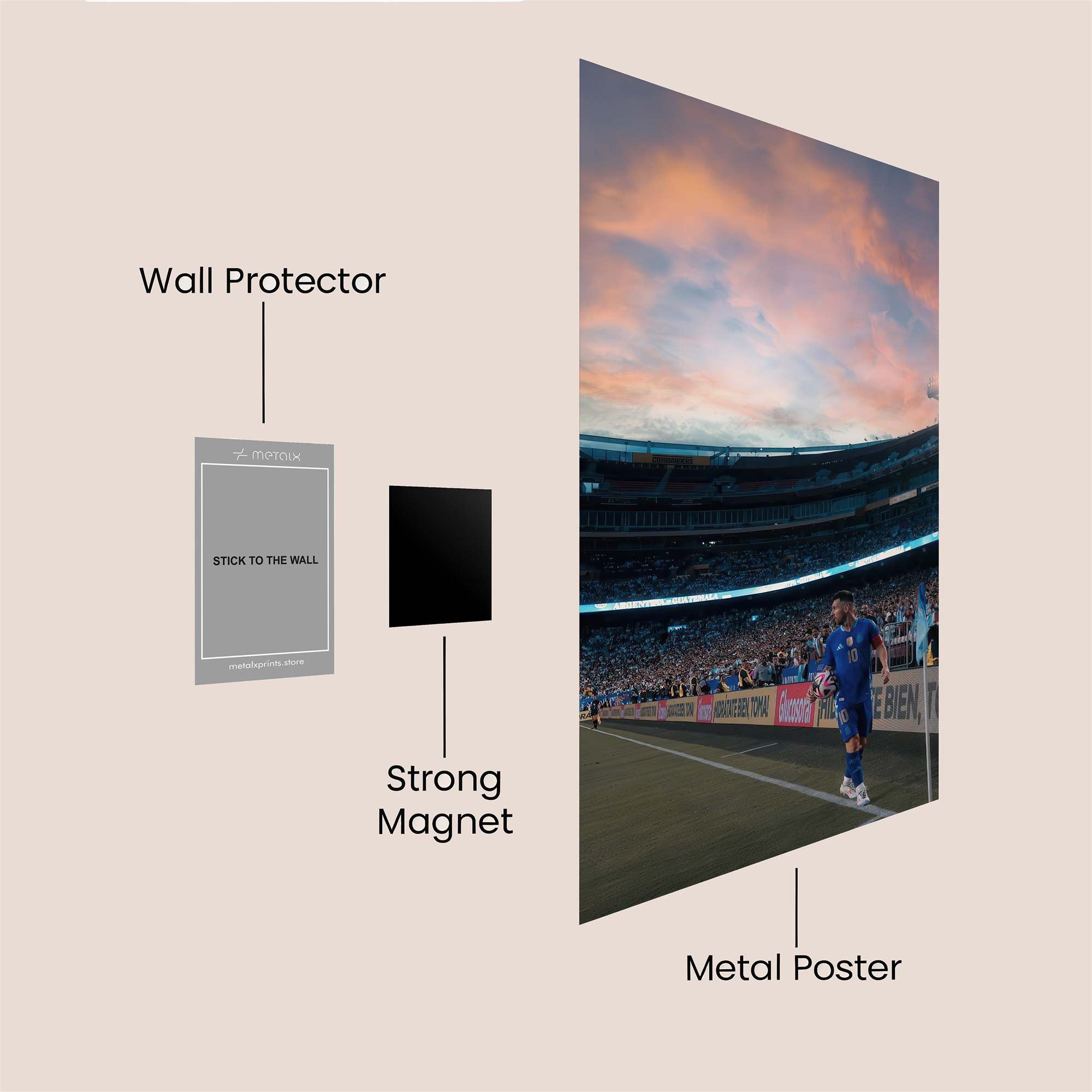 Messi Majestic Safe Wall Magnetic / M