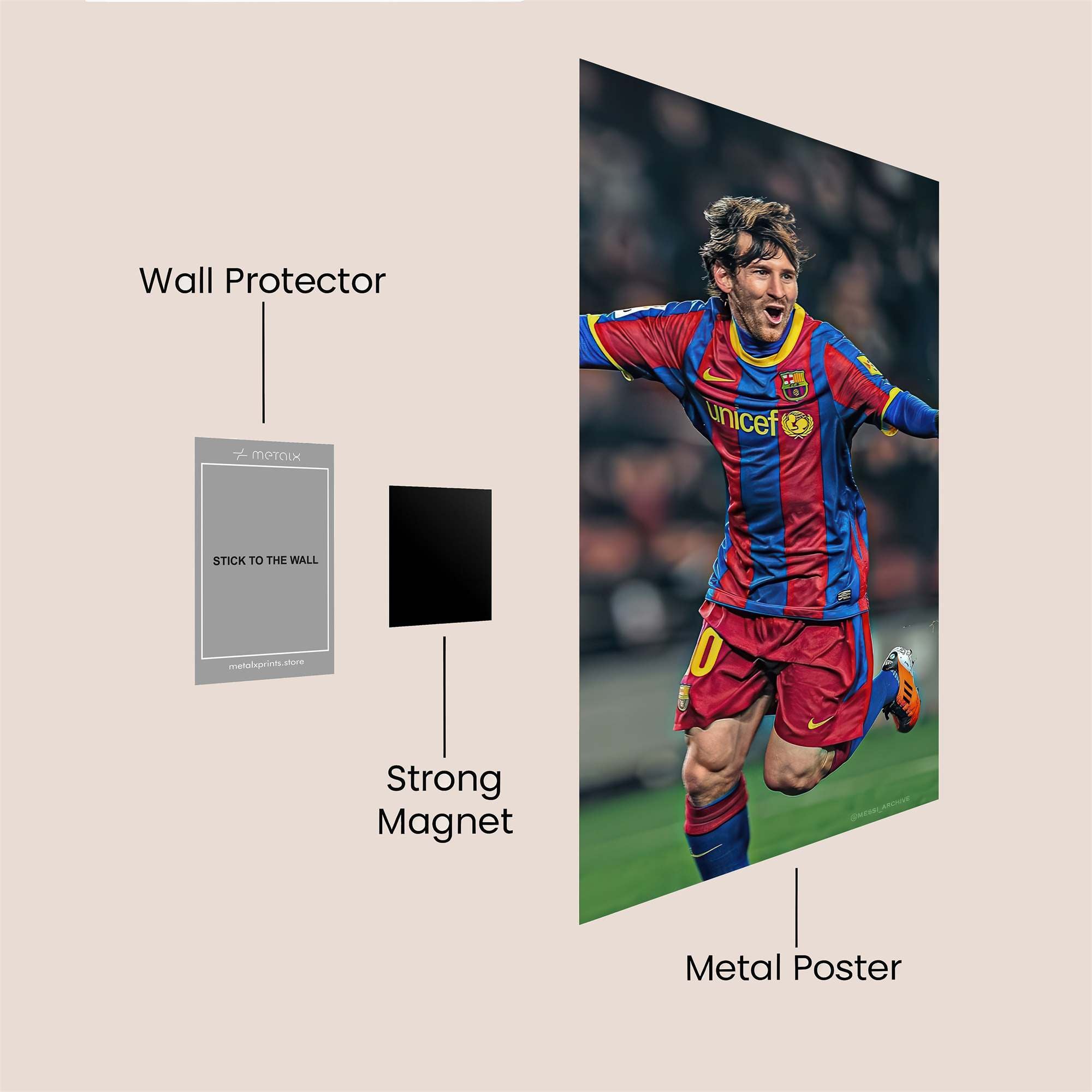 Messi Euphoric Safe Wall Magnetic / M
