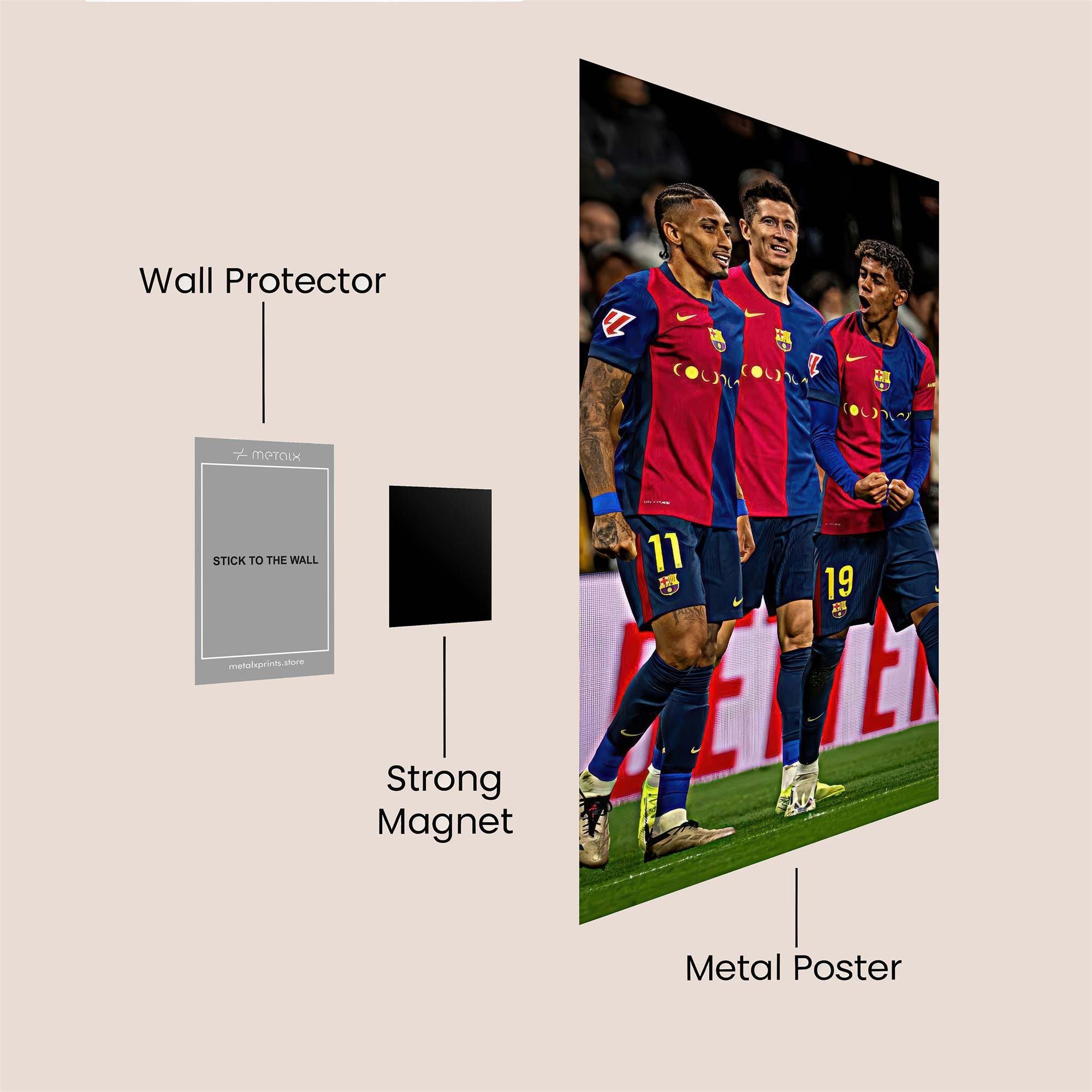 Messi Jubilant Safe Wall Magnetic / M