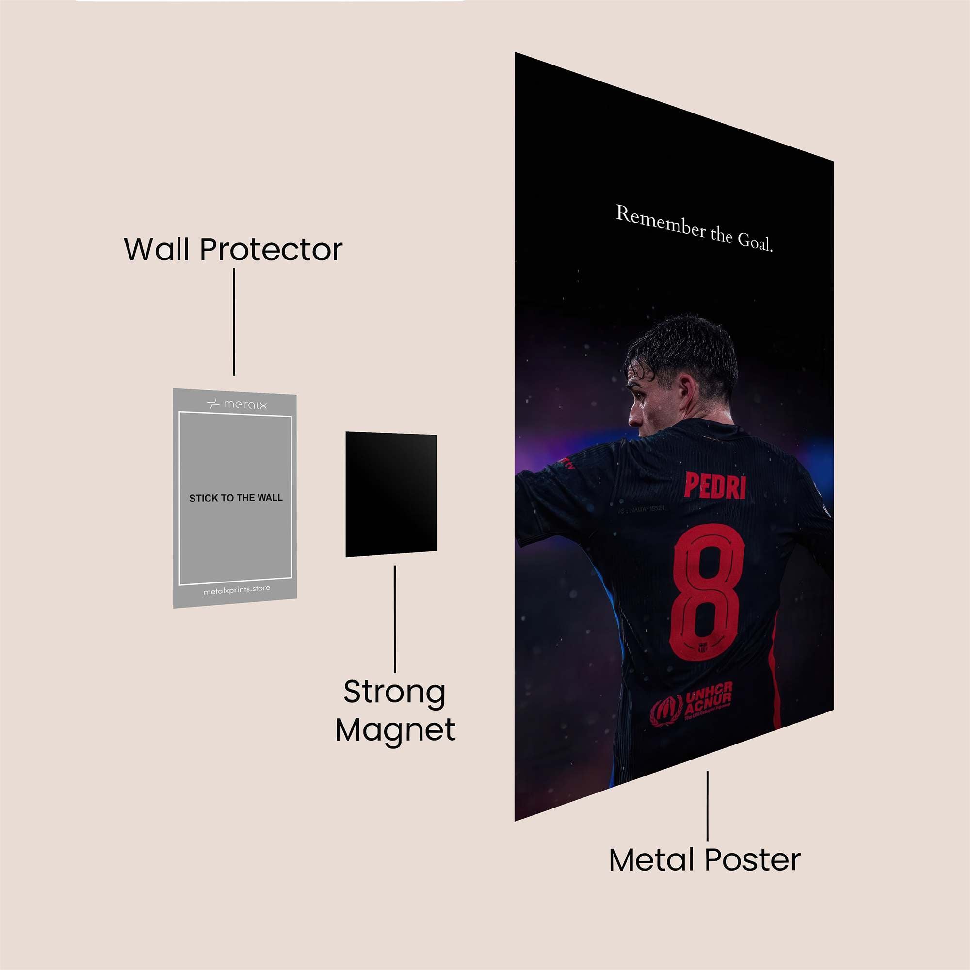 Pedri Purposeful Safe Wall Magnetic / M