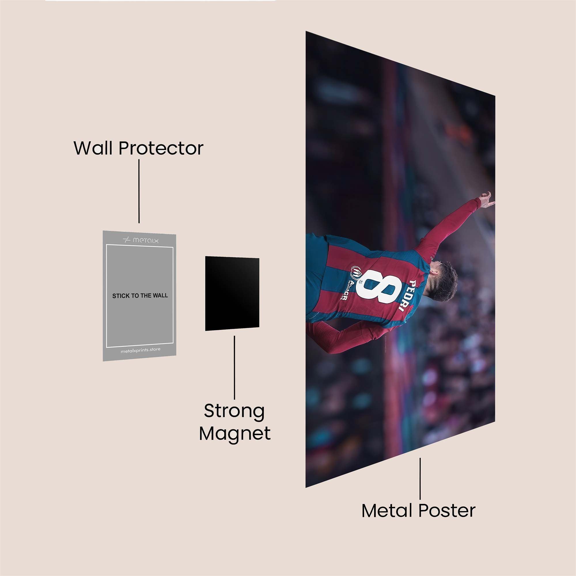 Pedri Triumph Safe Wall Magnetic / M