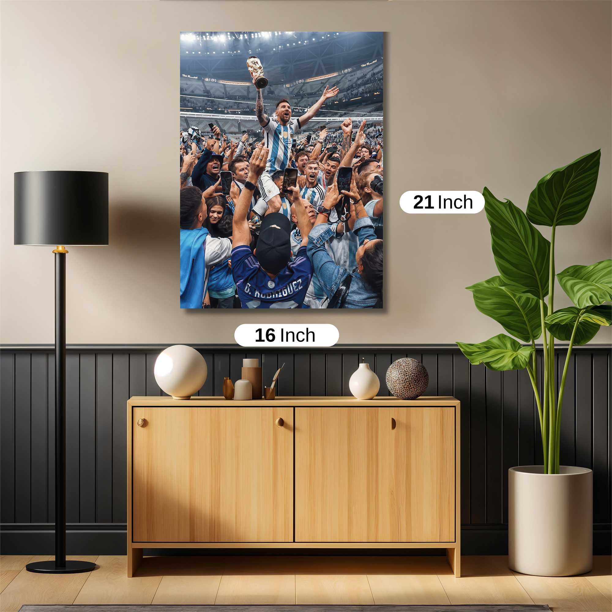 Messi Triumphant Safe Wall Magnetic / M