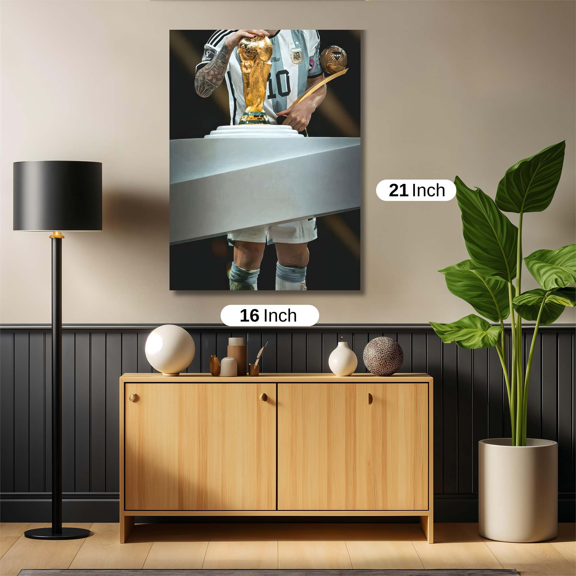 Messi Triumphant Safe Wall Magnetic / M