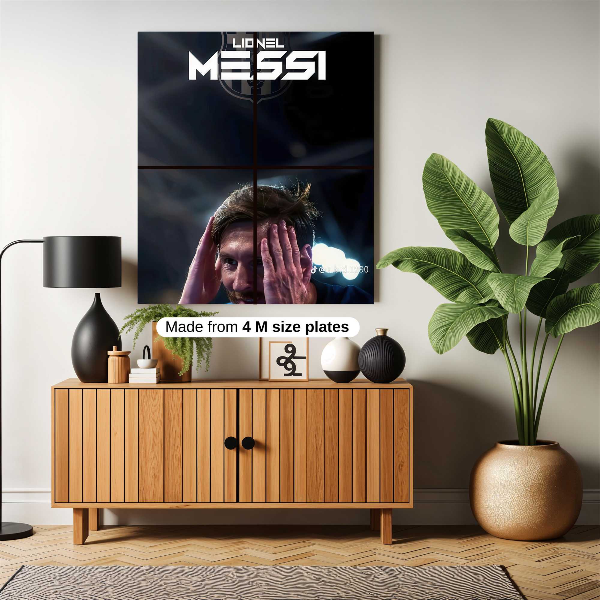 Messi Triumphant Safe Wall Magnetic / M