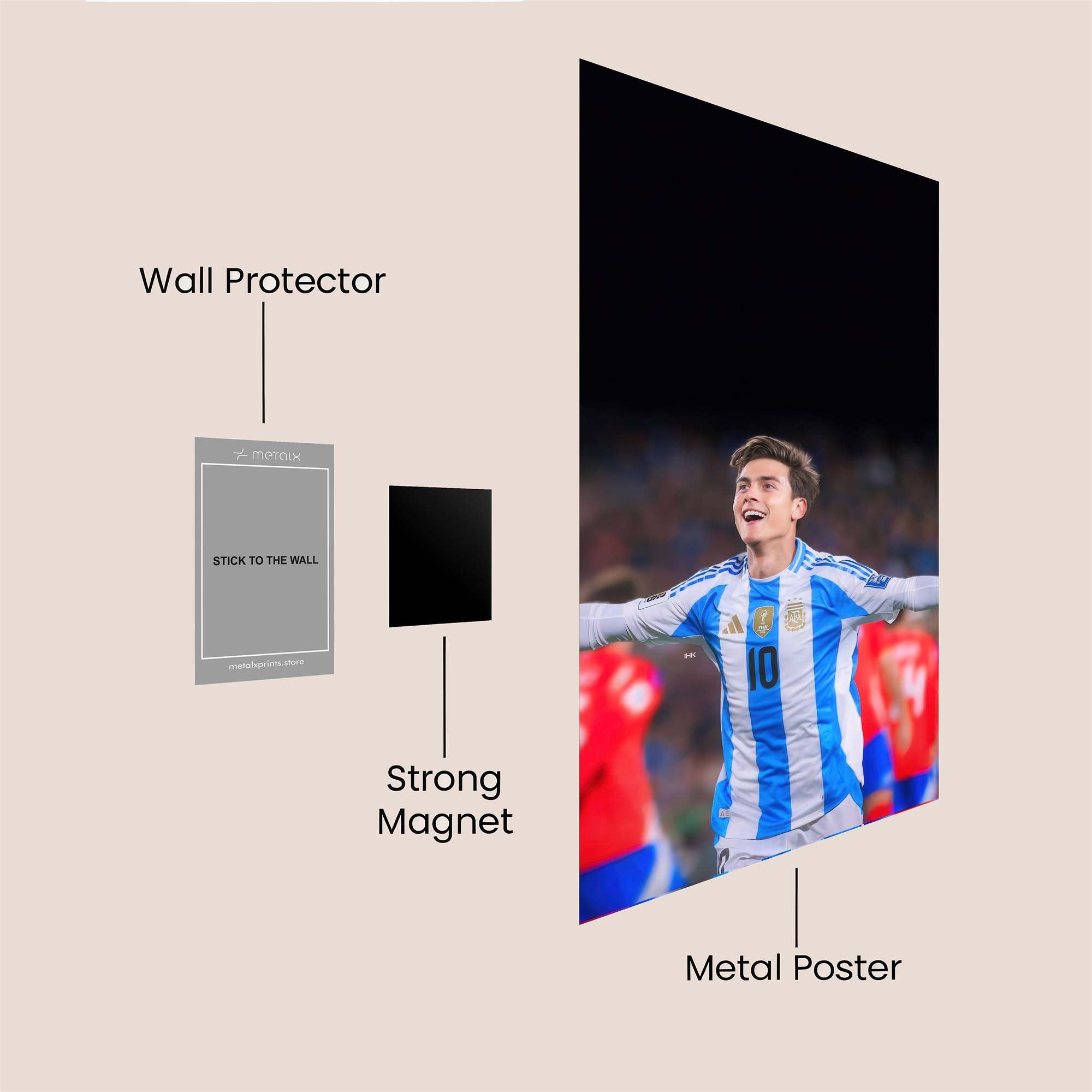 Messi Euphoric Safe Wall Magnetic / M