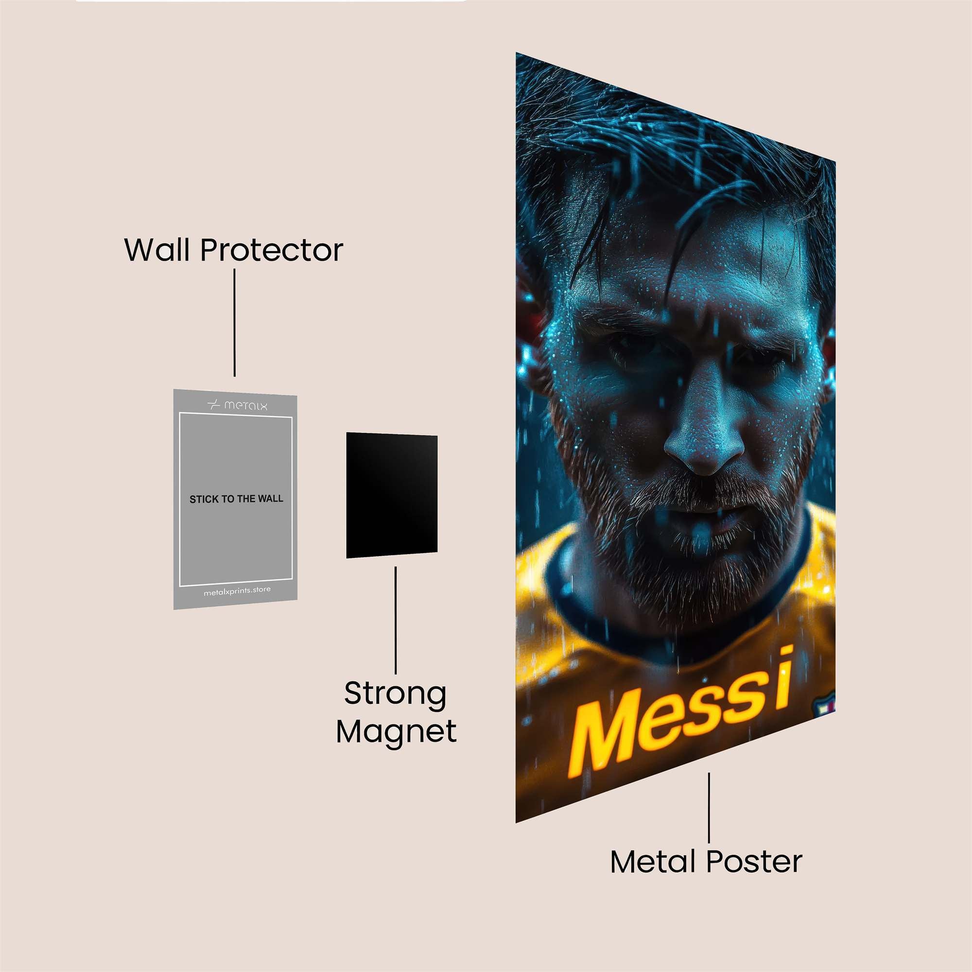 Messi Intensity Safe Wall Magnetic / M