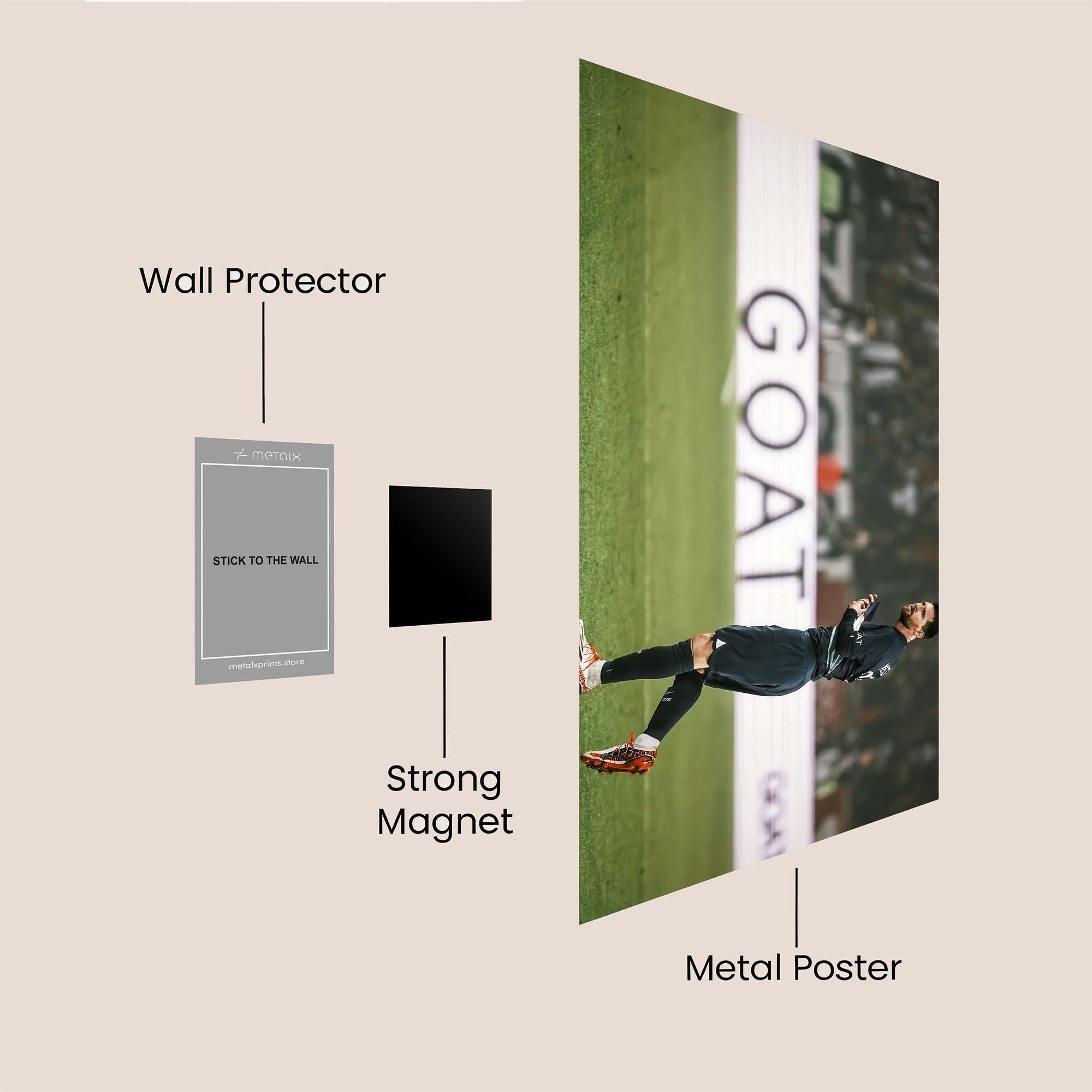 Messi Jubilant Safe Wall Magnetic / M