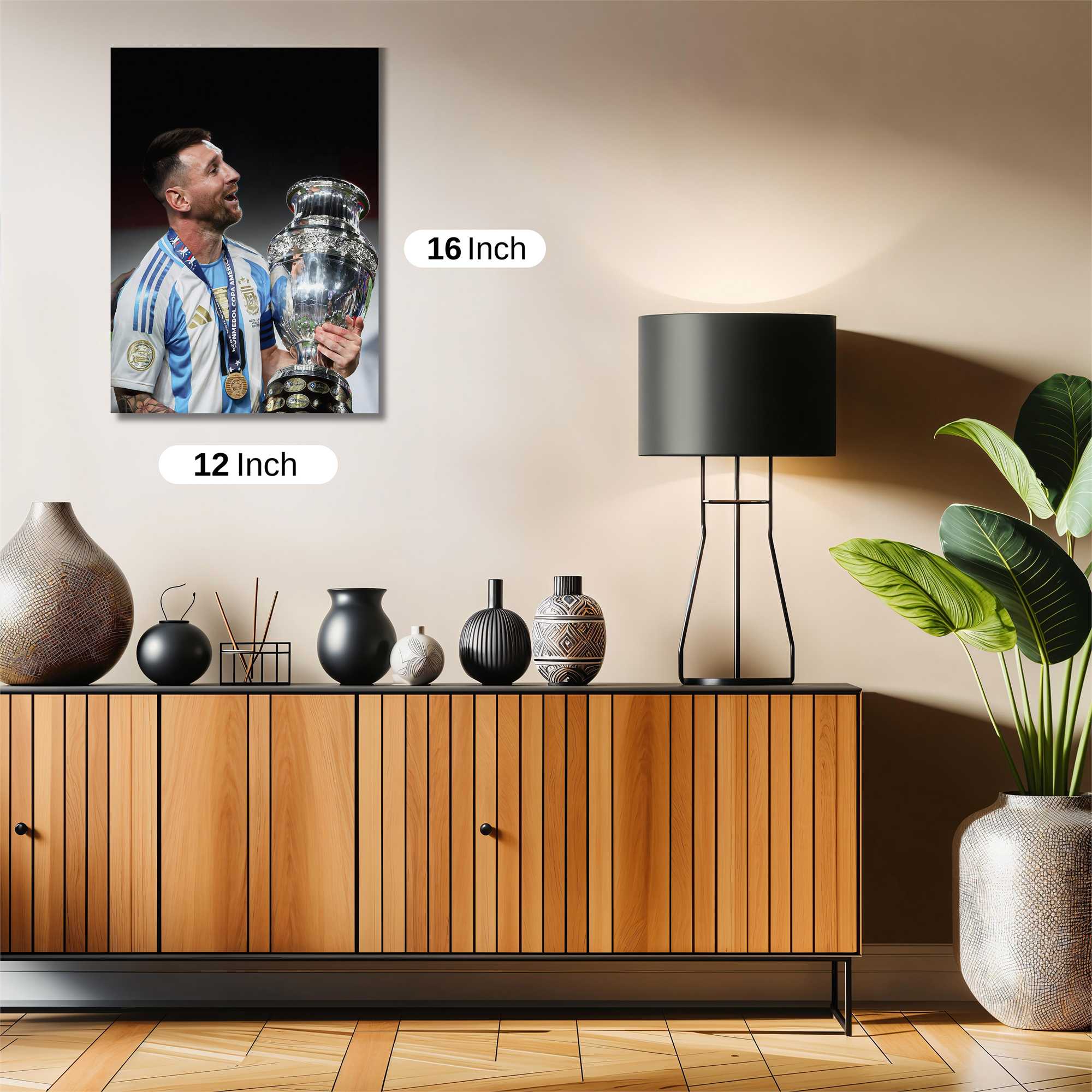 Messi Triumphant Safe Wall Magnetic / M