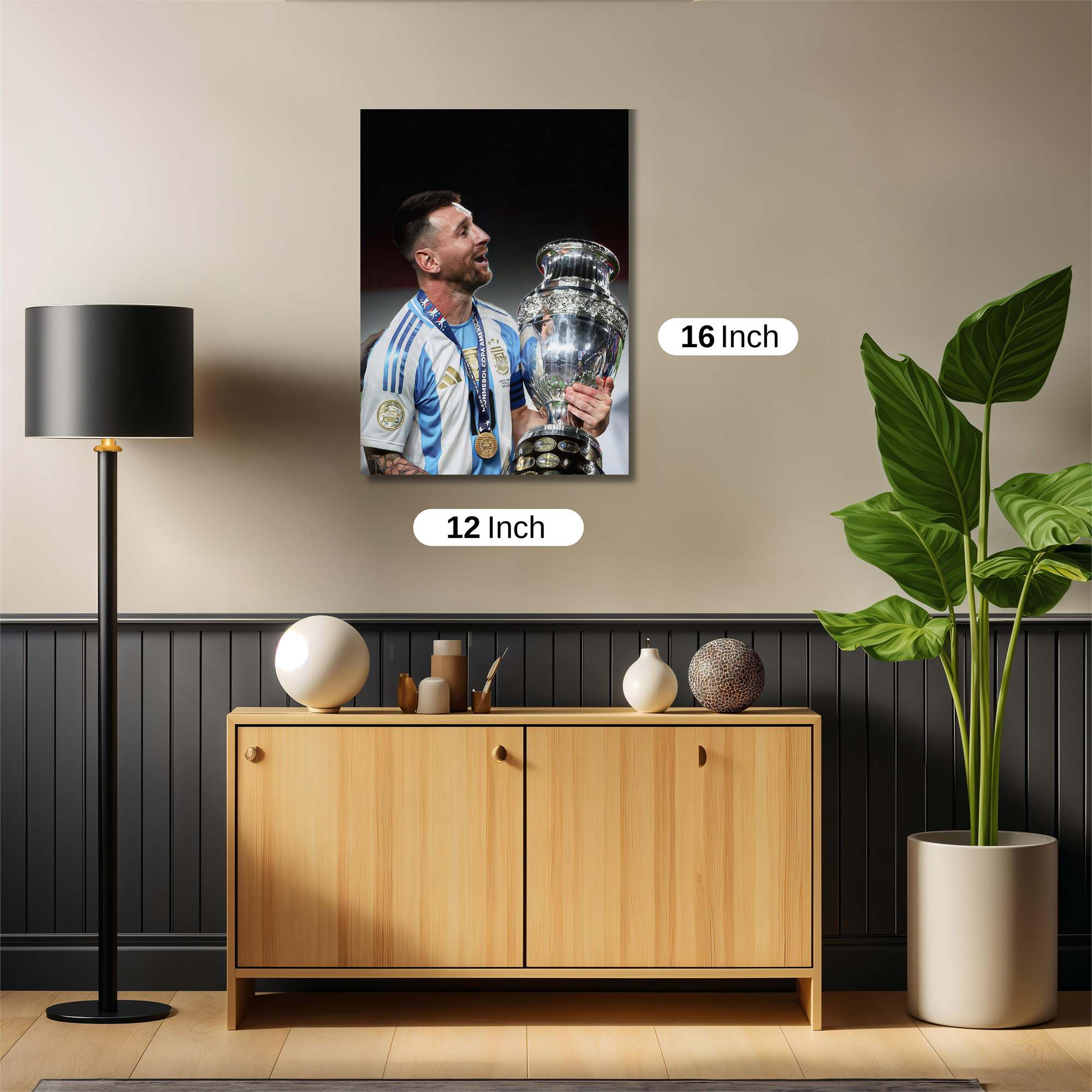 Messi Triumphant Safe Wall Magnetic / M