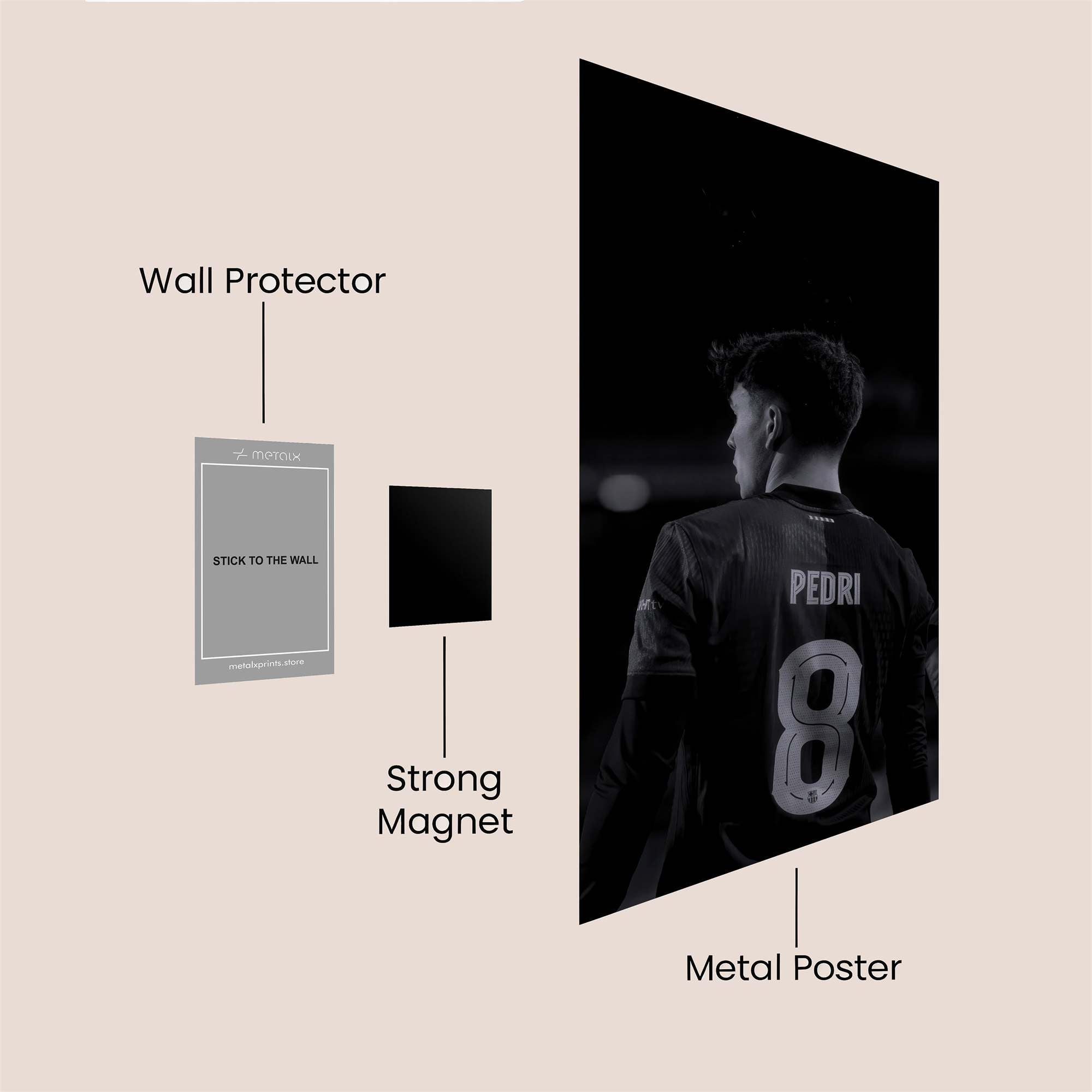 Pedri Twilight Safe Wall Magnetic / M