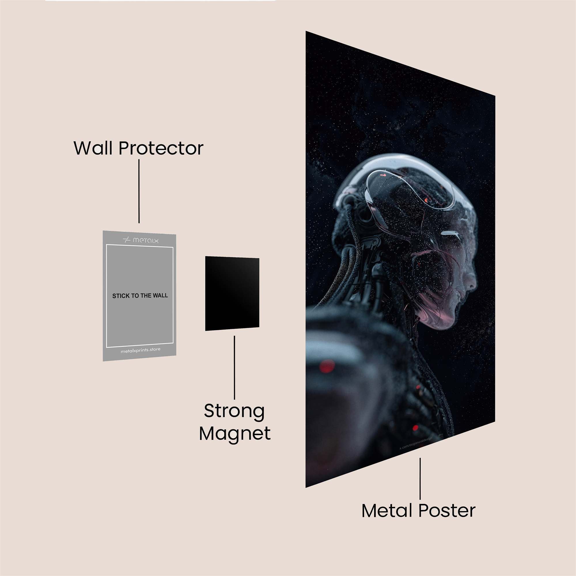 Vision Enigmatic Safe Wall Magnetic / M